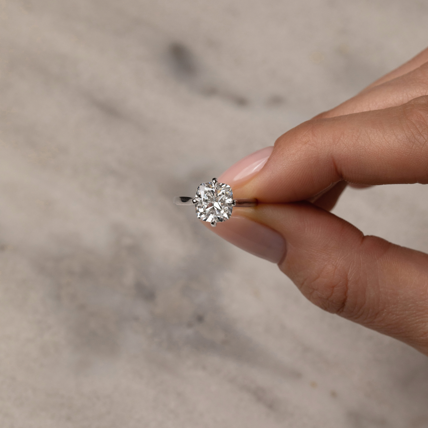 LEAH 3.00 ct, size 51, white gold - LM STUDIO GmbH