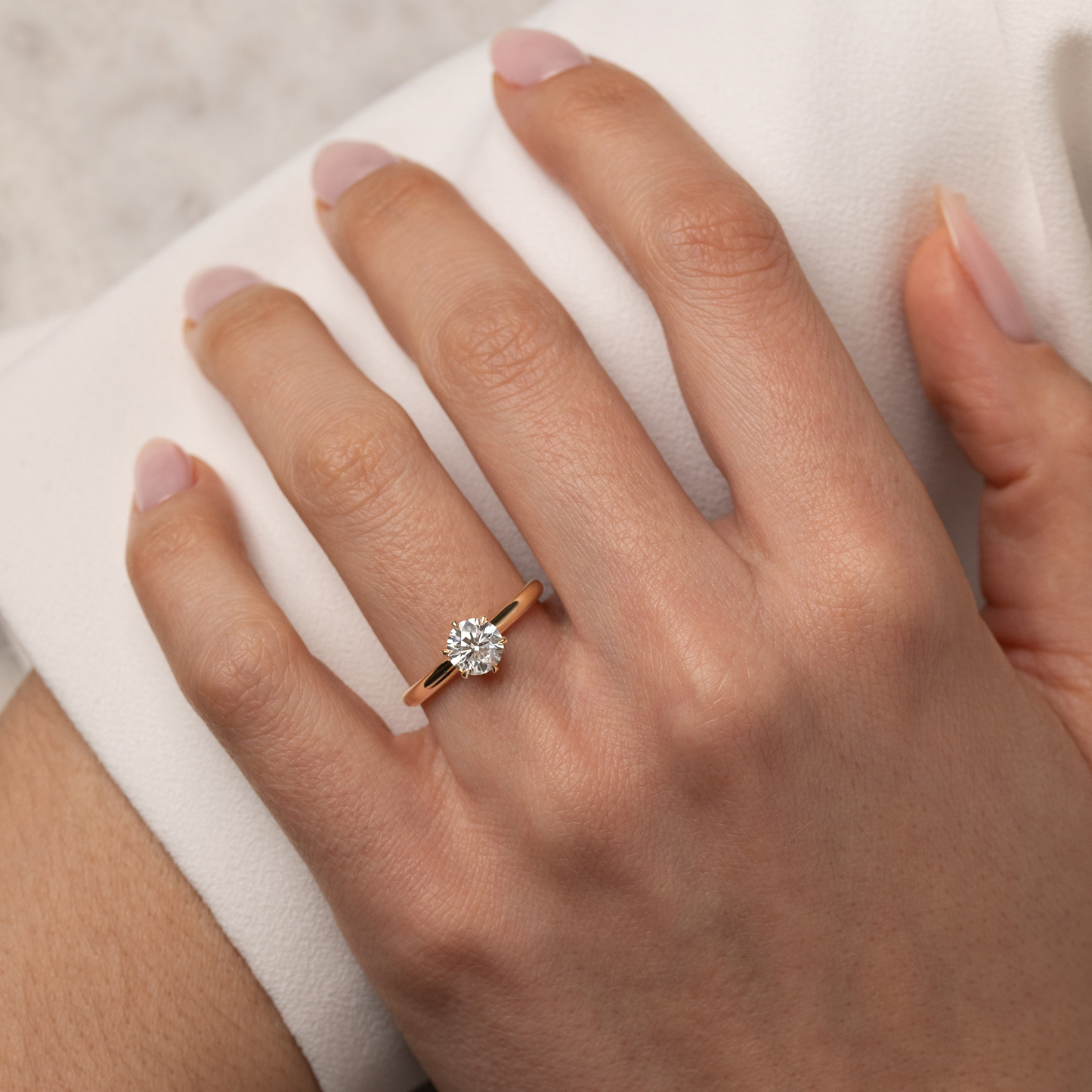 CHLOE 1.00 ct, size 57, yellow gold - LM STUDIO GmbH