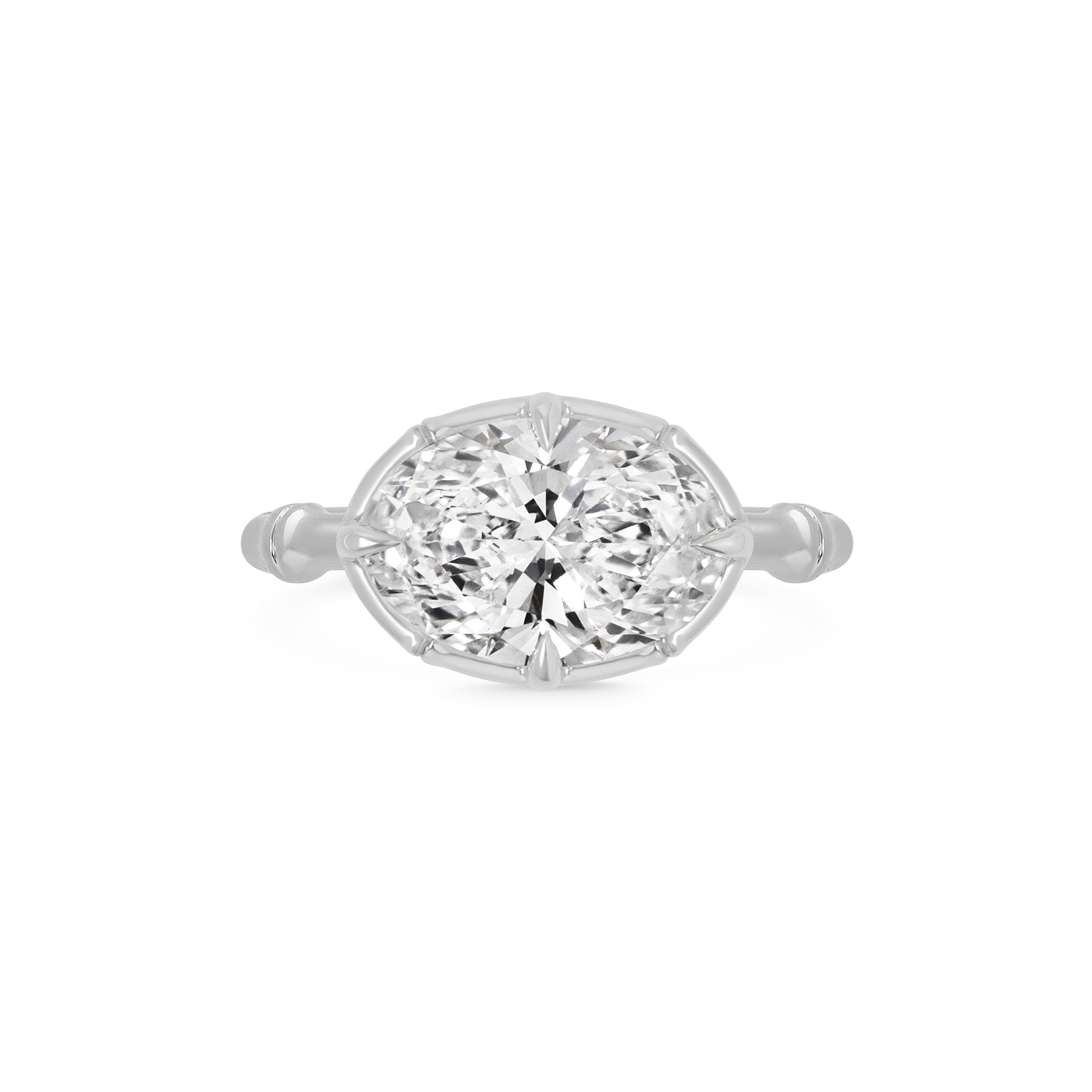 SUGAR CANE OVAL SIDEWAYS RING - LM STUDIO GmbH