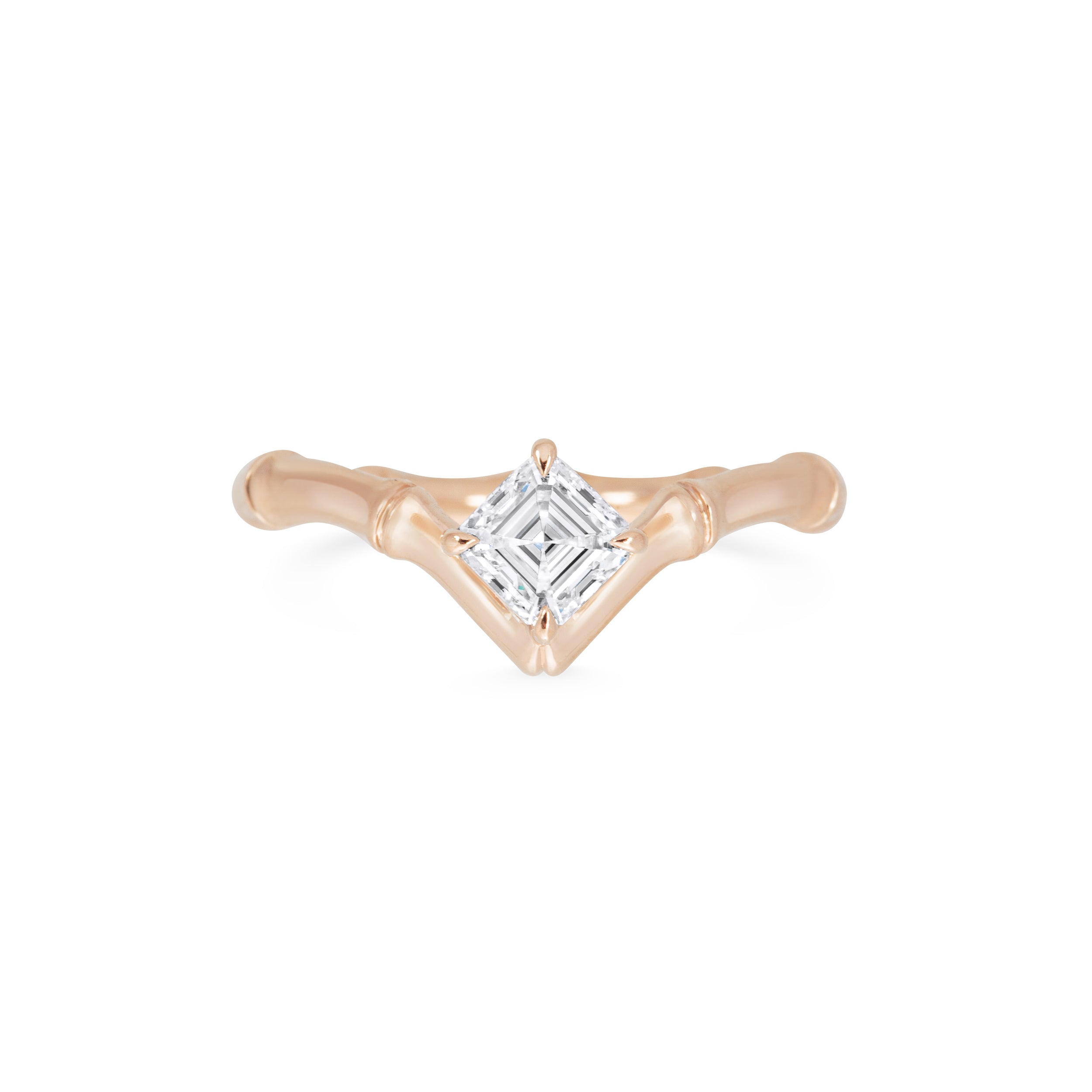SUGAR CANE ASSCHER PINKY RING - LM STUDIO GmbH