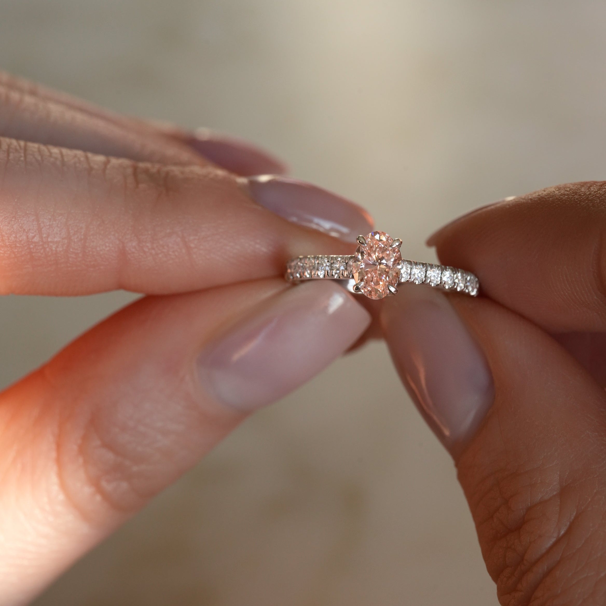 SAMPLE SALE AURELIE 0.51 ct, Größe 50, Weißgold