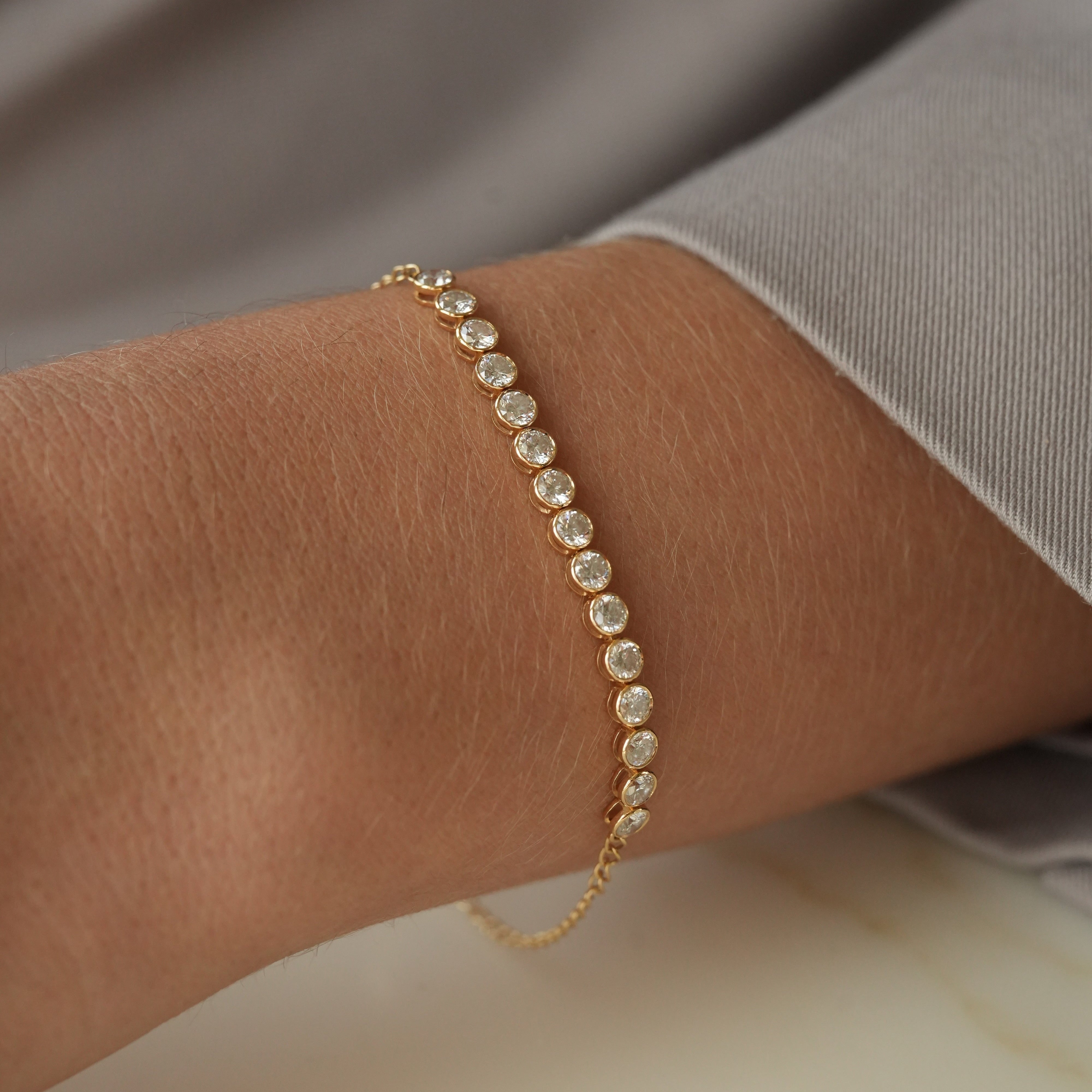 BEZEL SET BRACELET - LM STUDIO GmbH