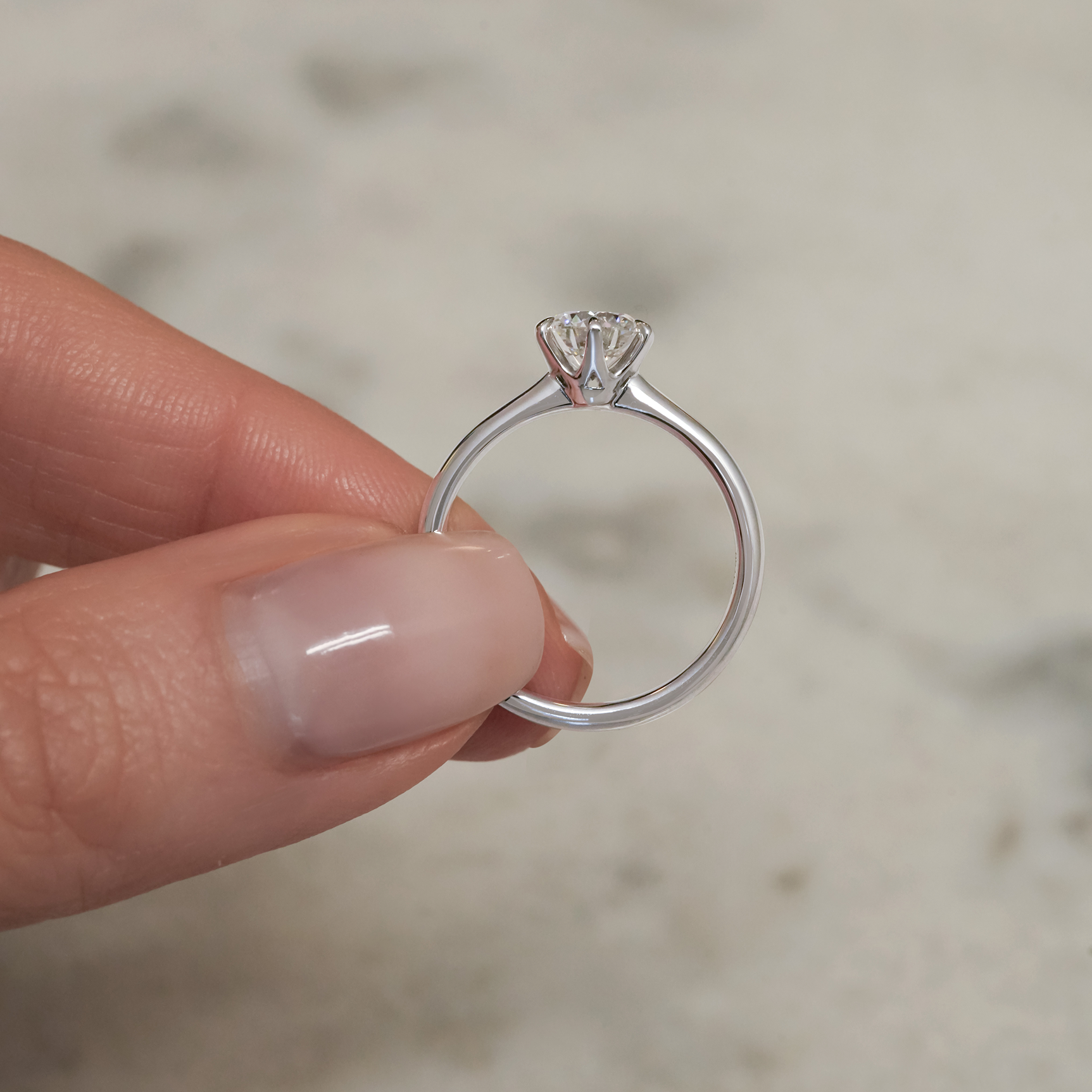 CHLOE 1.03 ct, size 54, white gold - LM STUDIO GmbH