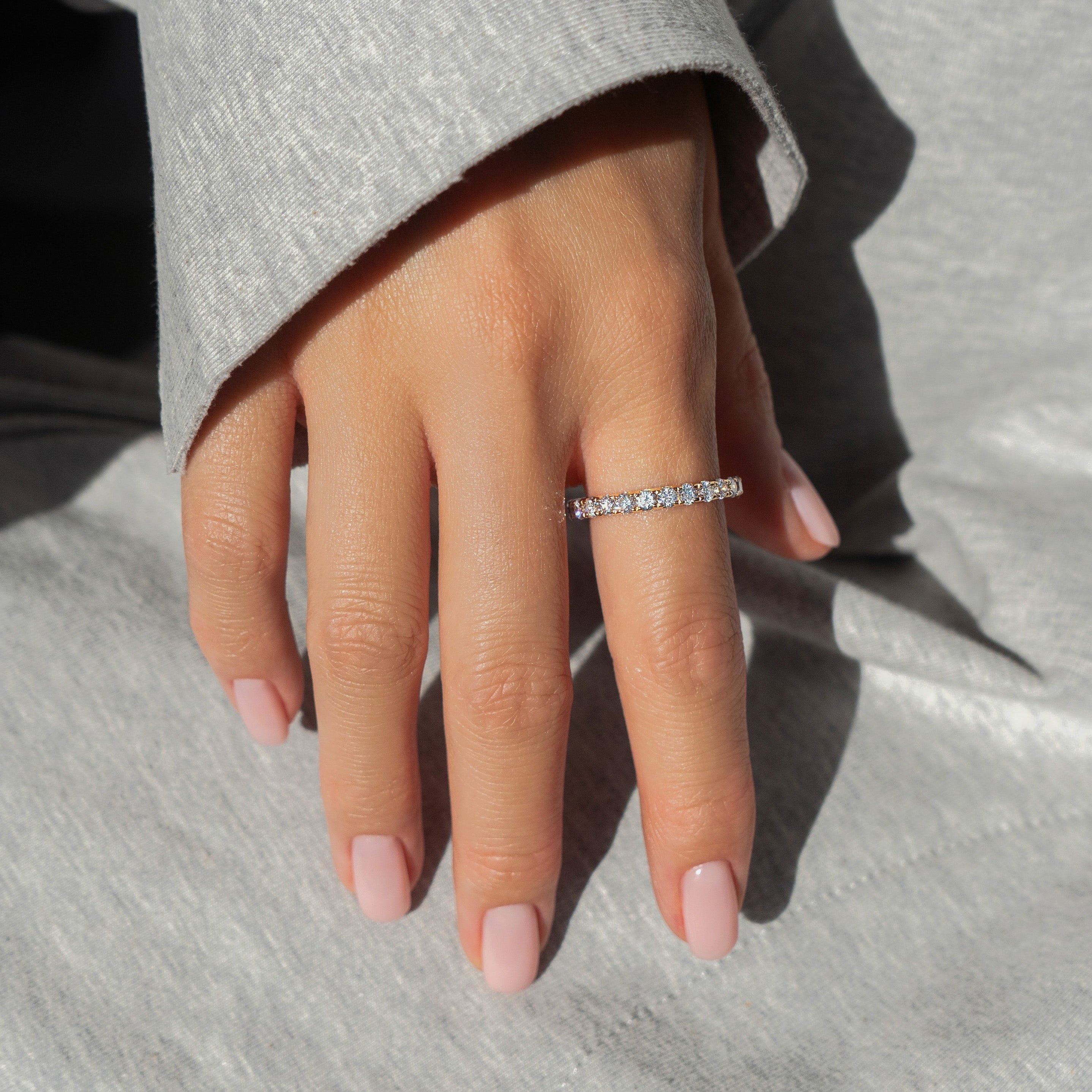 Eternity ring, rose gold, size 60 - LM STUDIO GmbH