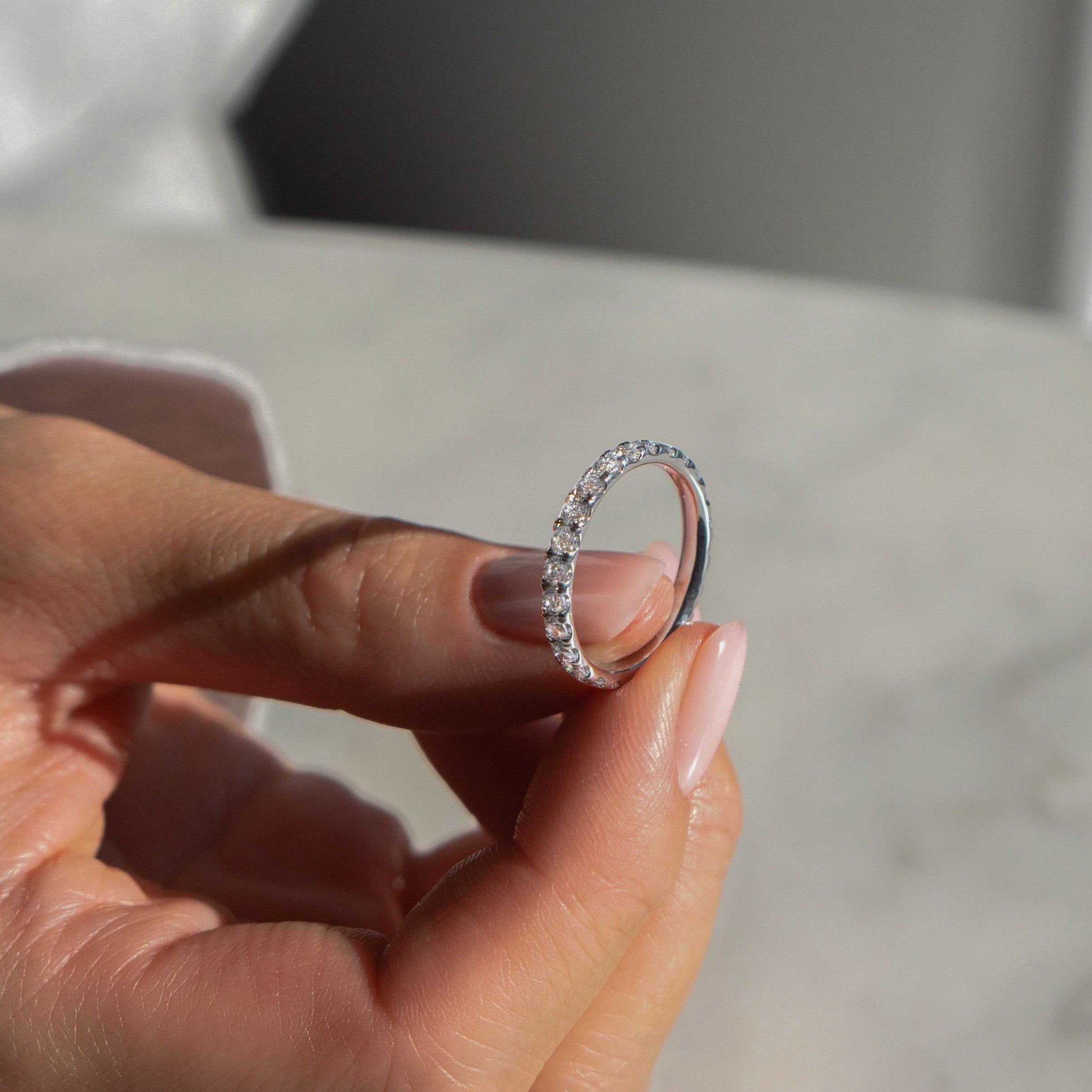 Eternity ring, white gold, size 56 - LM STUDIO GmbH
