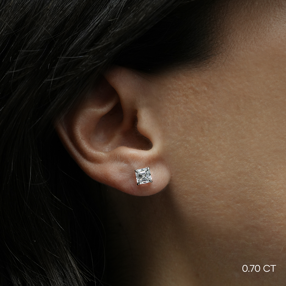 ASSCHER studs - LM STUDIO GmbH