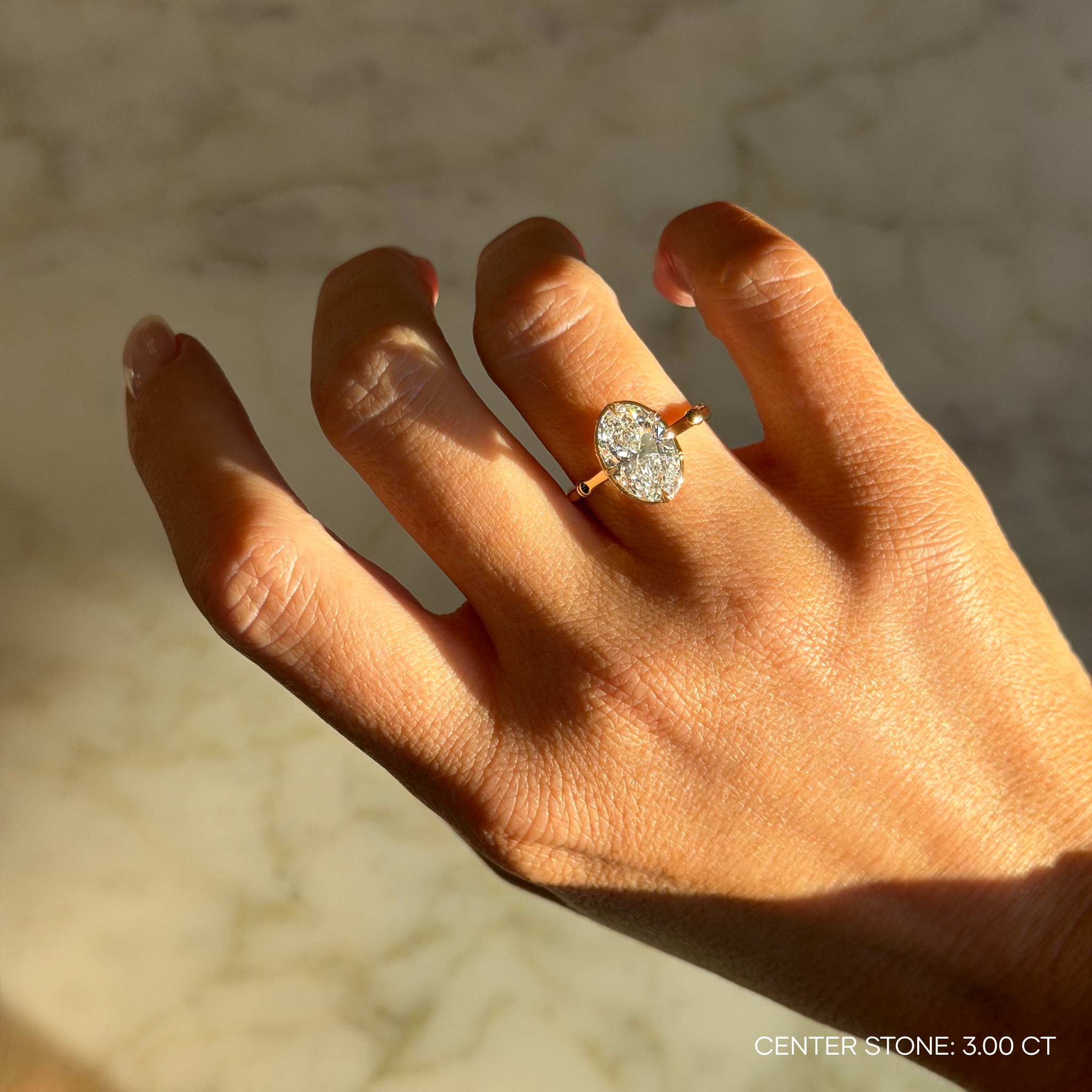 SUGAR CANE OVAL RING