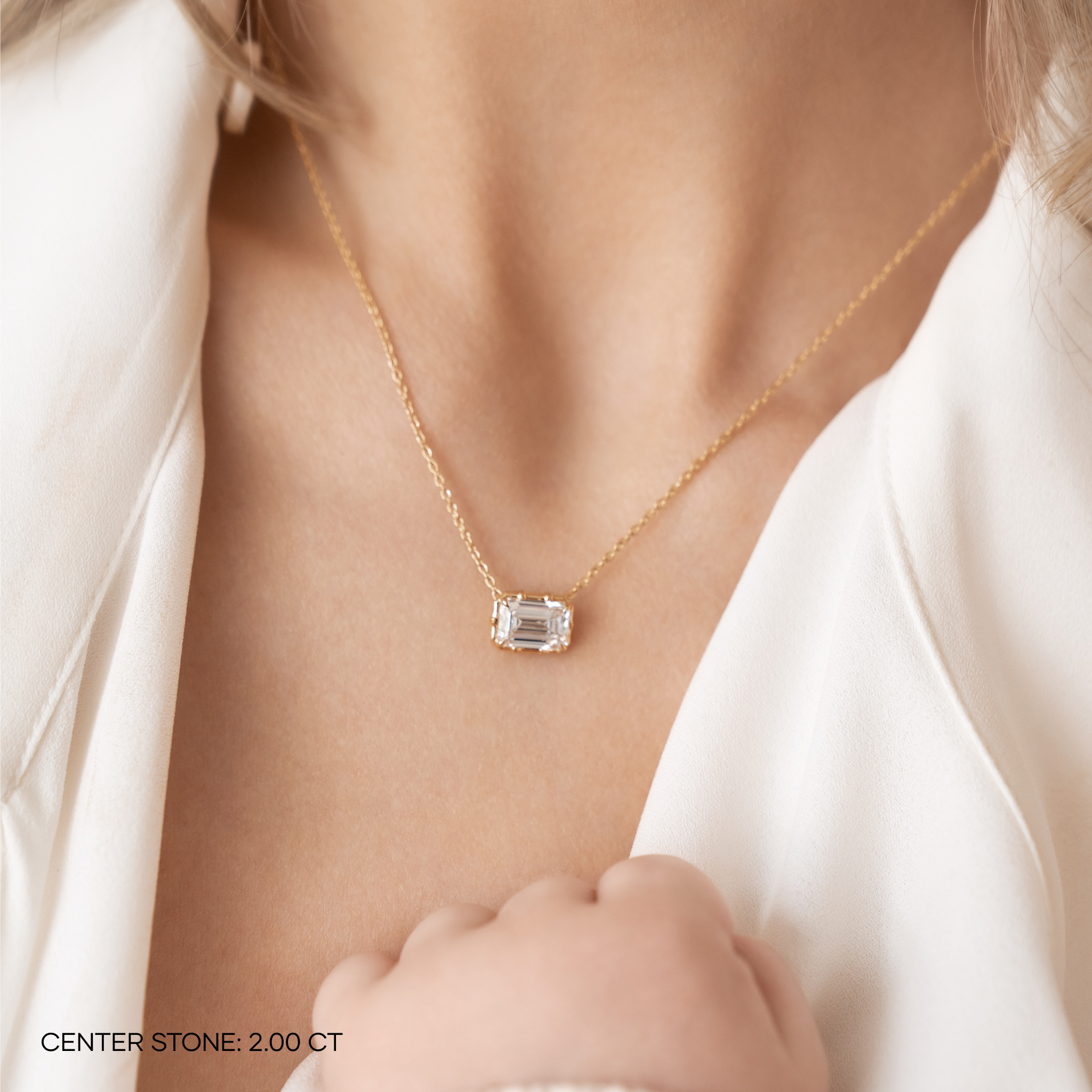 Sugar Cane Emerald Necklace