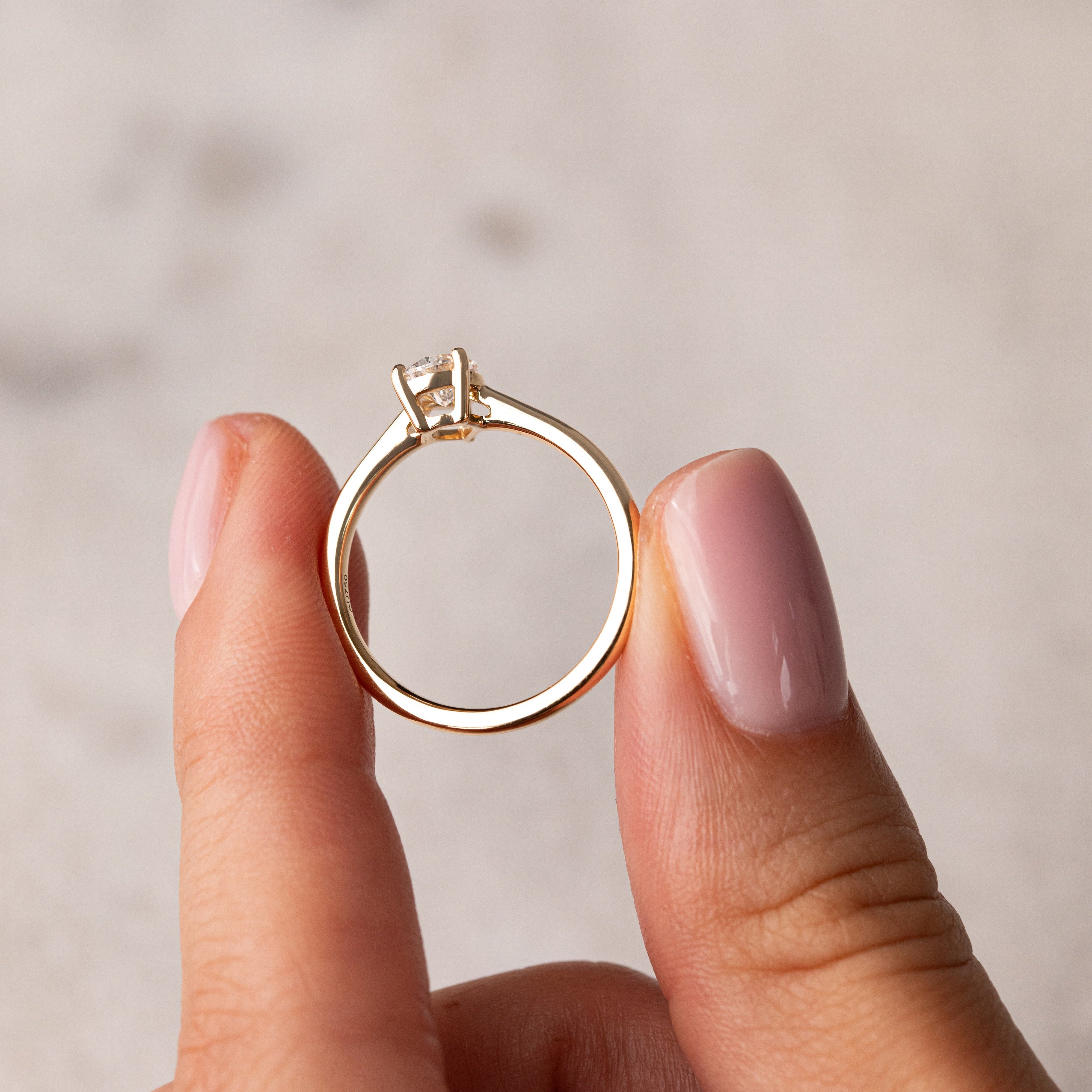 MARLENE 0.62 ct, size 52, yellow gold