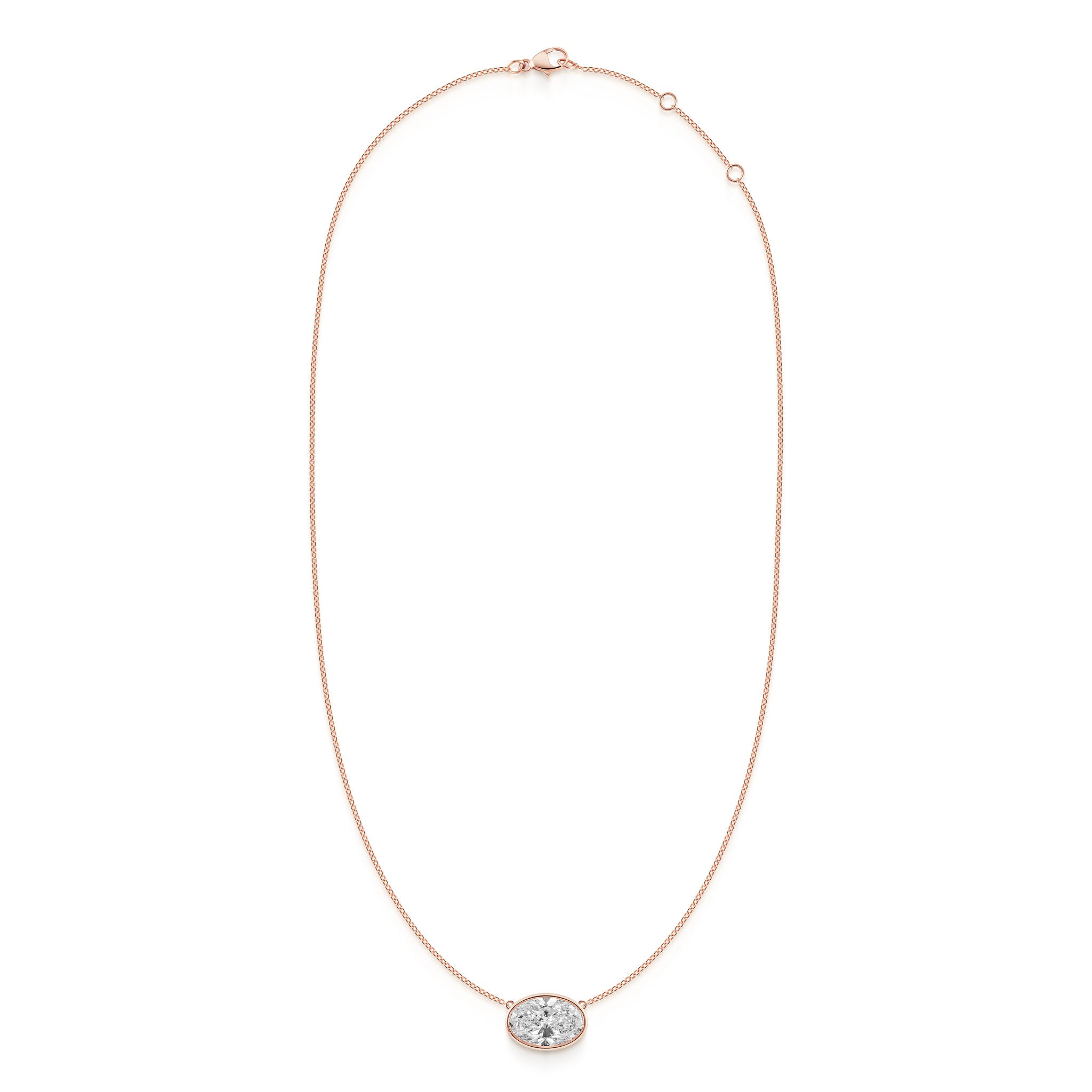 Bezel Oval necklace - LM STUDIO GmbH