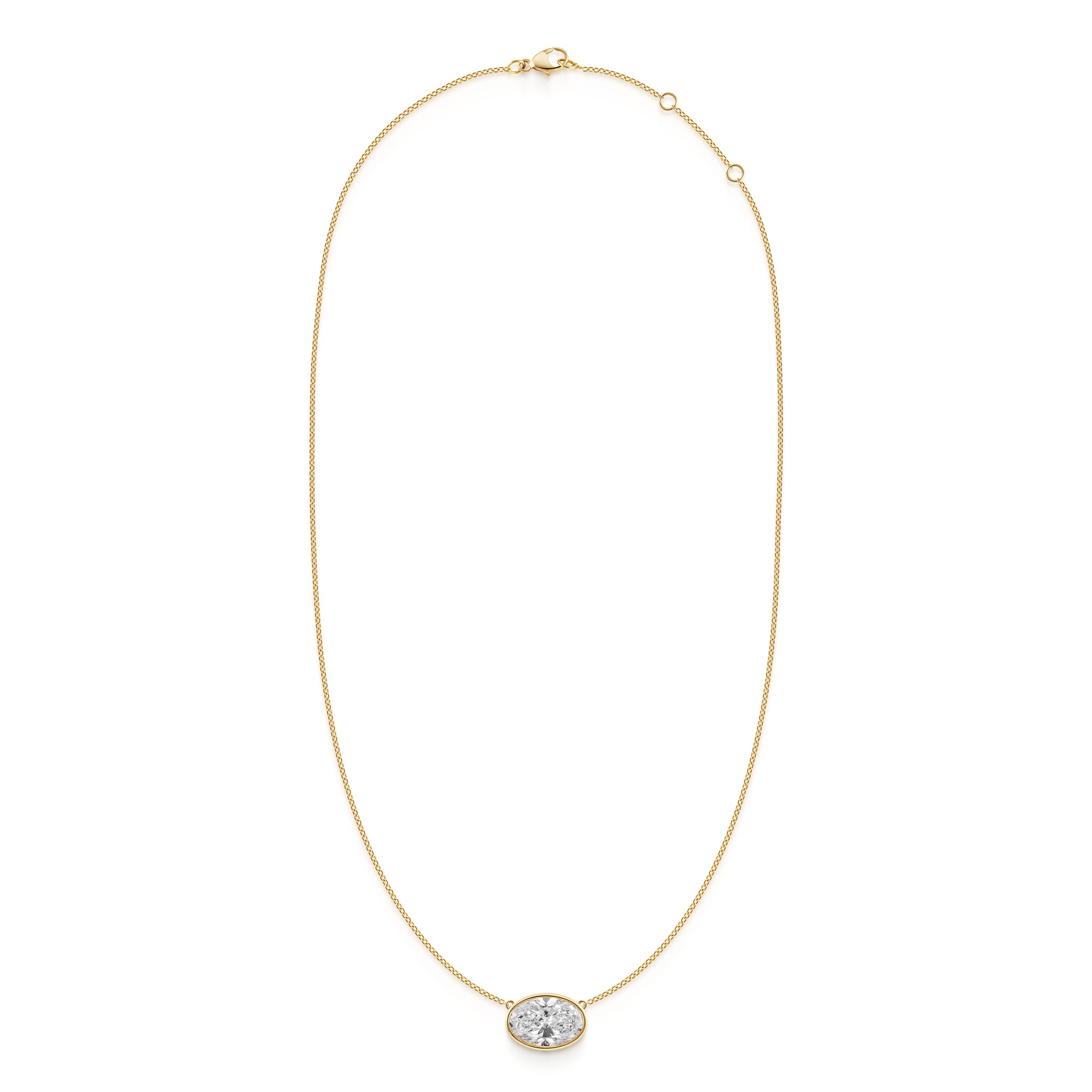 Bezel Oval necklace - LM STUDIO GmbH
