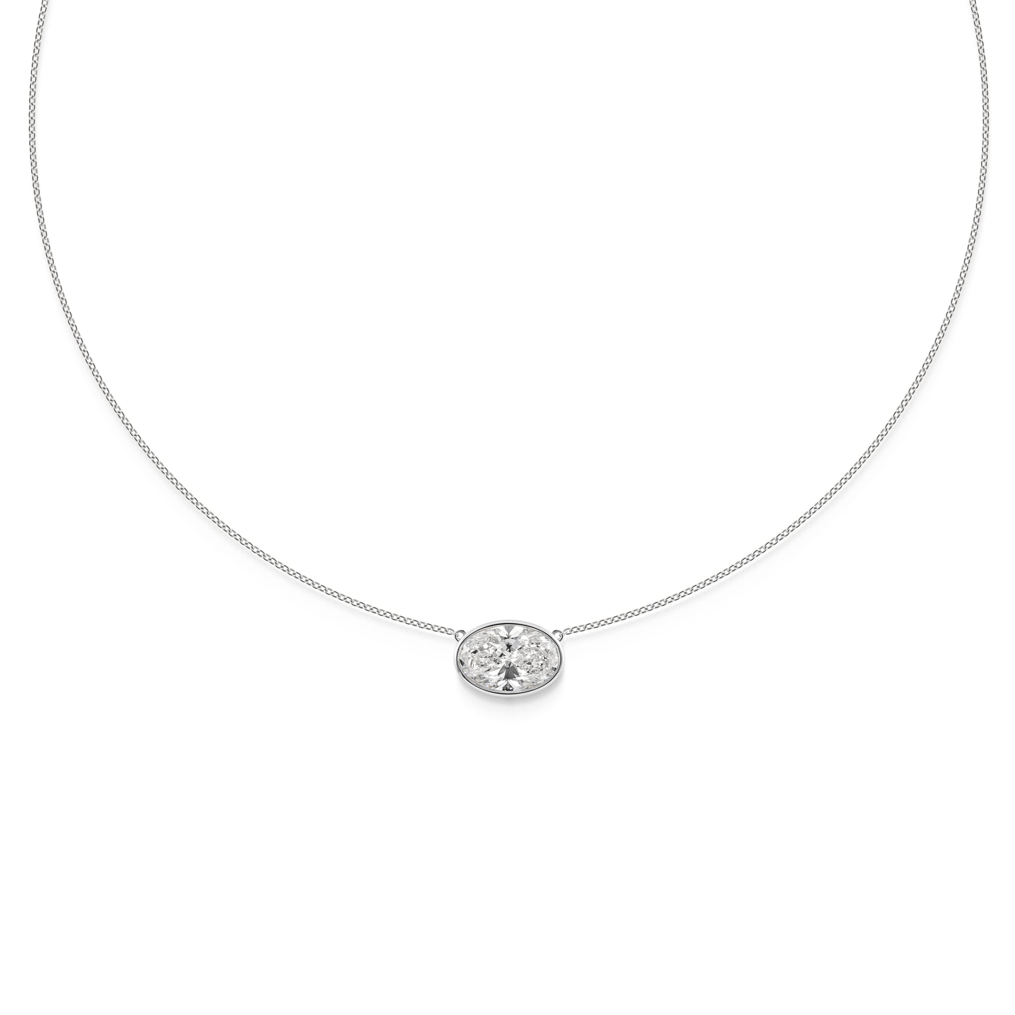 Bezel Oval necklace - LM STUDIO GmbH