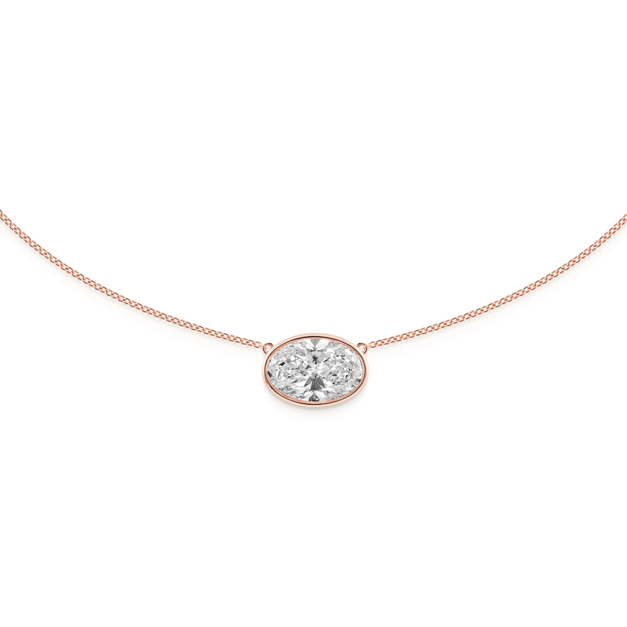 Bezel Oval necklace - LM STUDIO GmbH