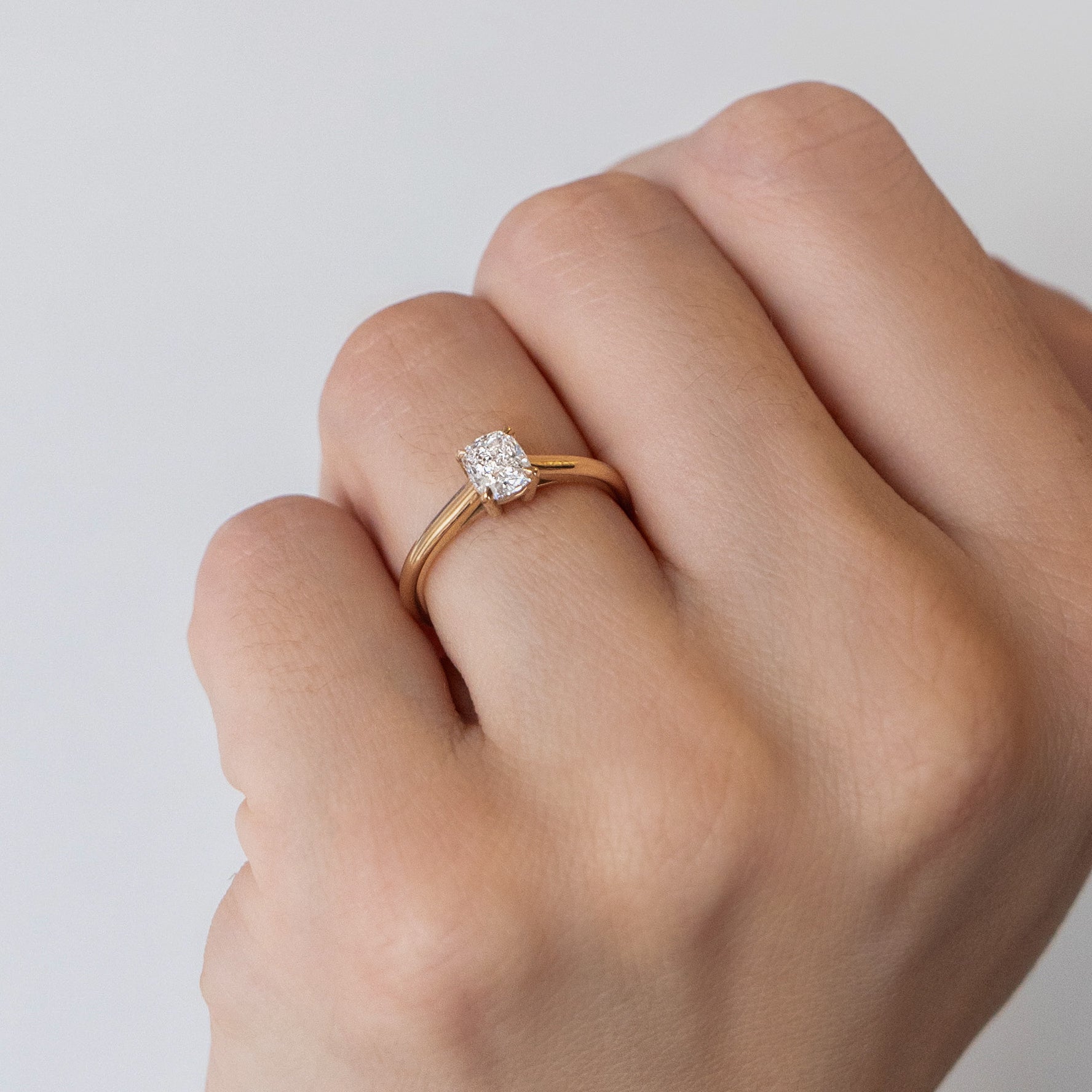 LIV Ring, 18 K rose gold, 0.50 ct, size 48 - LM STUDIO GmbH