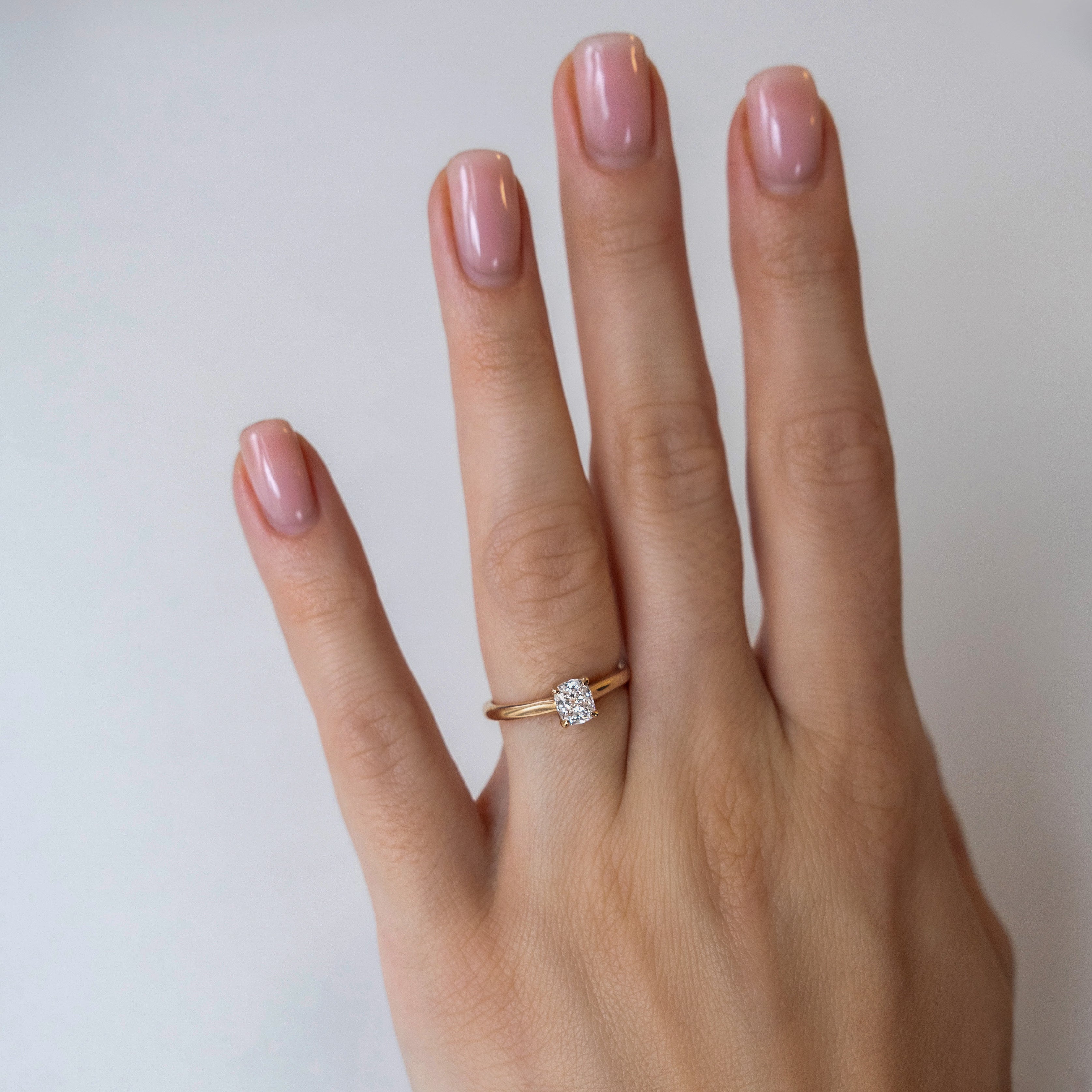 LIV Ring, 18 K rose gold, 0.50 ct, size 48 - LM STUDIO GmbH