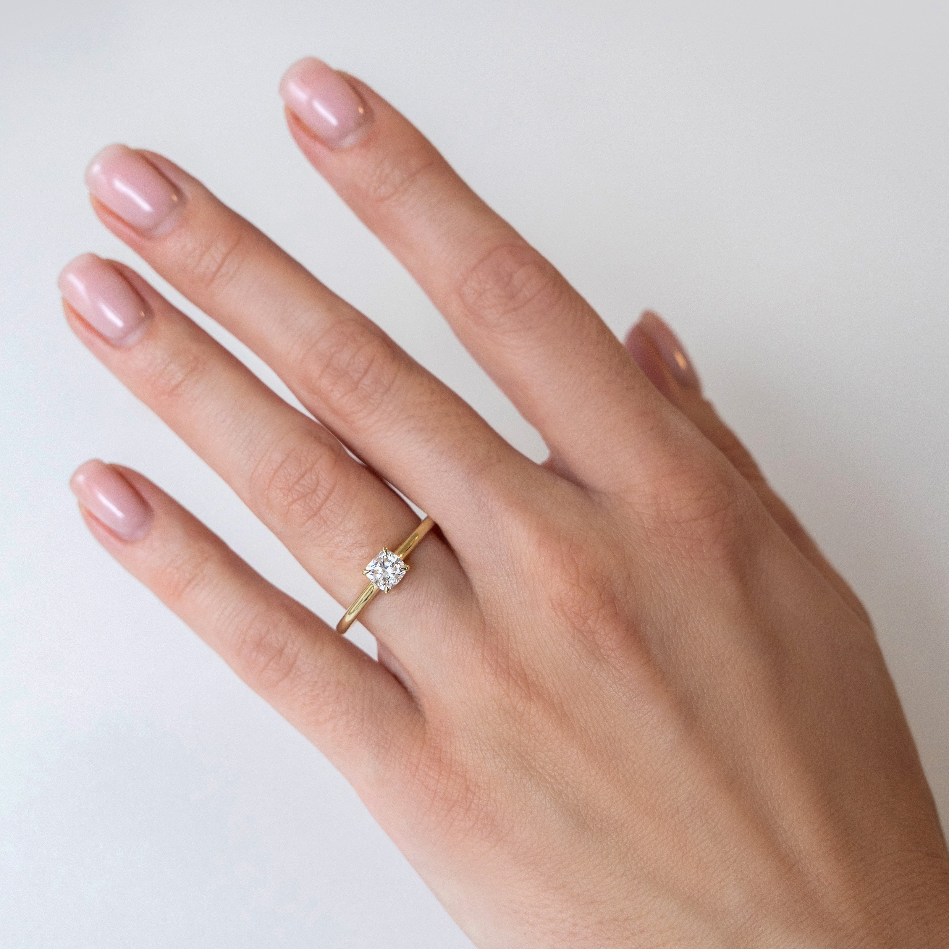 LIV ring, yellow gold, 0.50 ct, size 59 - LM STUDIO GmbH