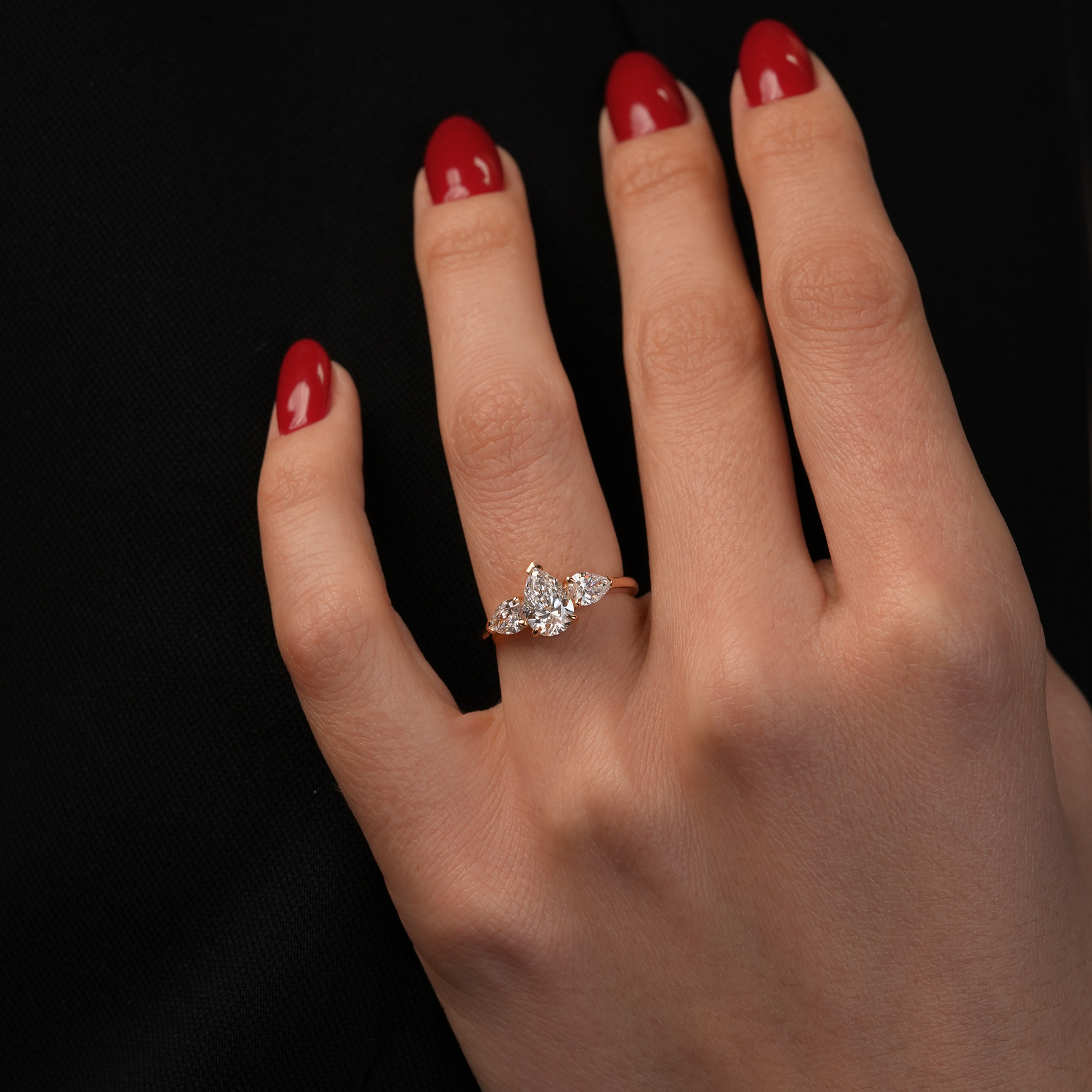 MARLA 1.04 ct, size 52, yellow gold - LM STUDIO GmbH