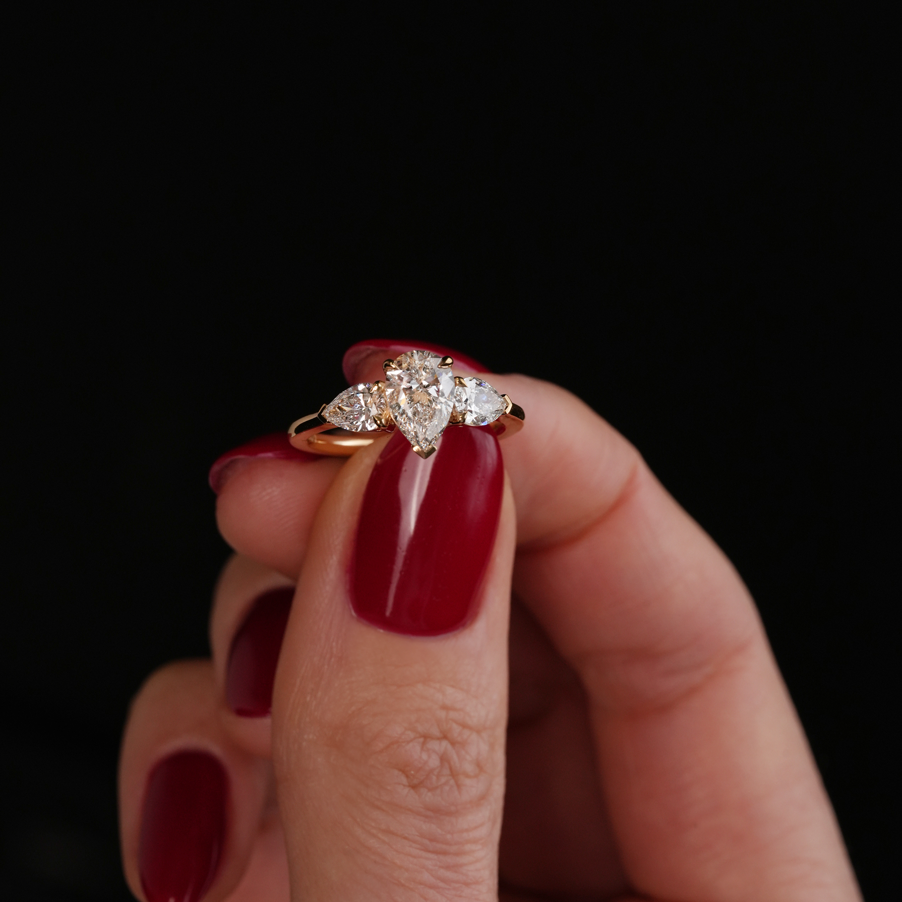 MARLA 1.04 ct, size 52, yellow gold - LM STUDIO GmbH