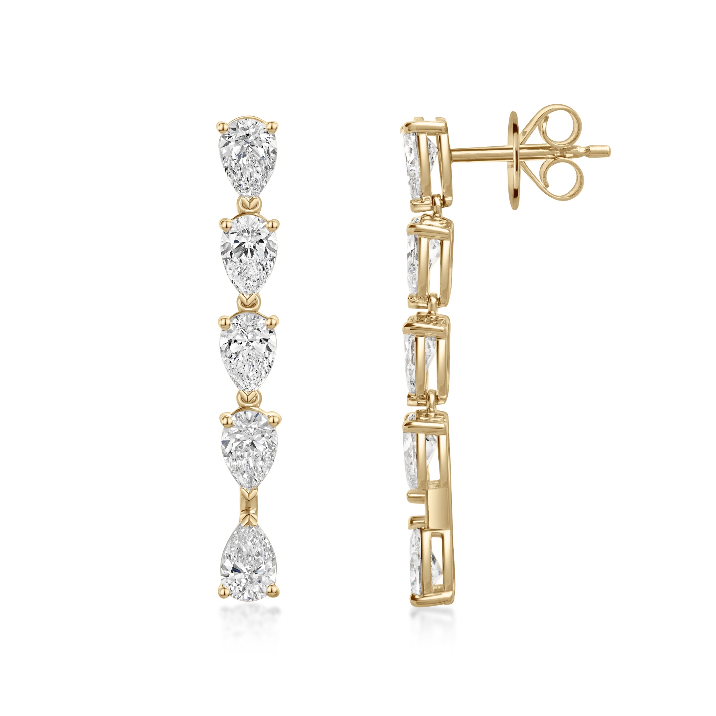 PEAR Cascade Earrings