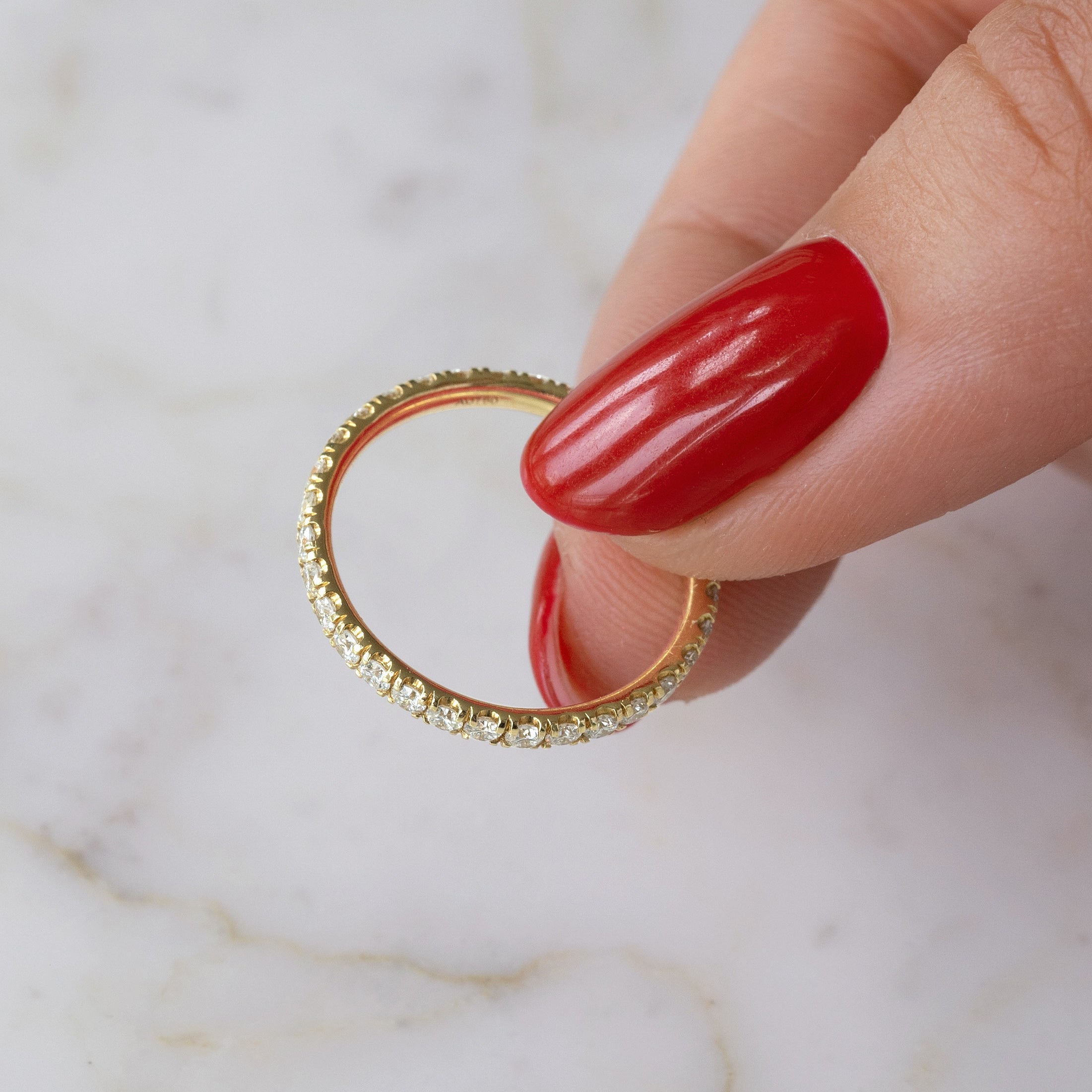 BAGARY ring, light yellow gold, size 55 - LM STUDIO GmbH