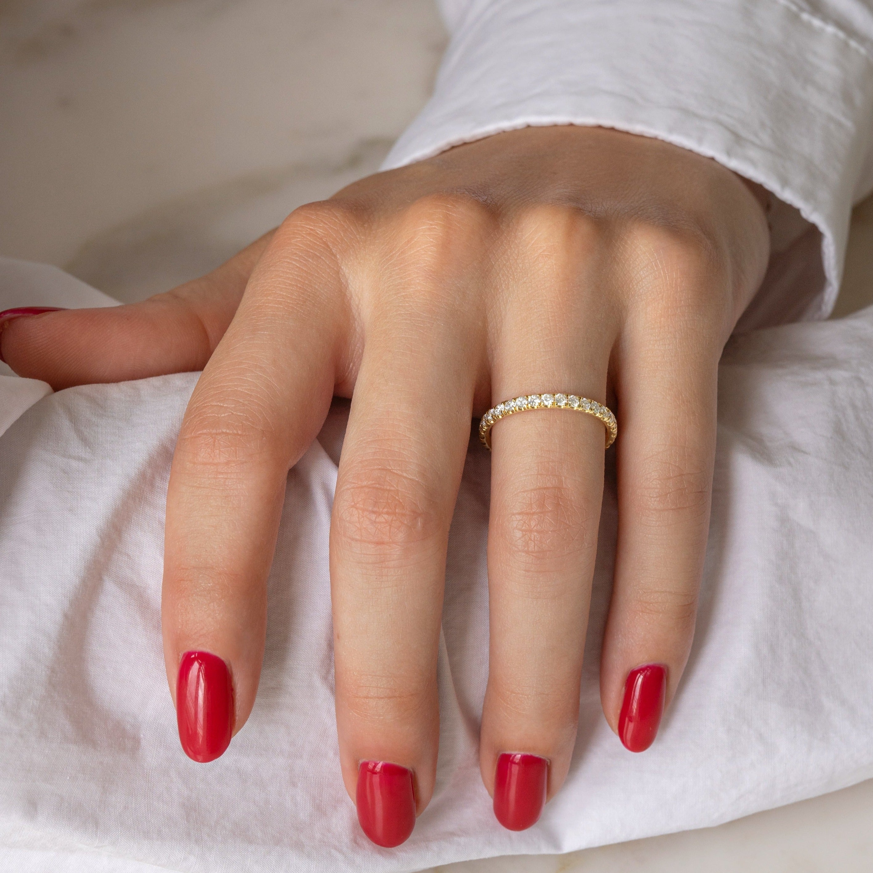 BAGARY ring, light yellow gold, size 55 - LM STUDIO GmbH