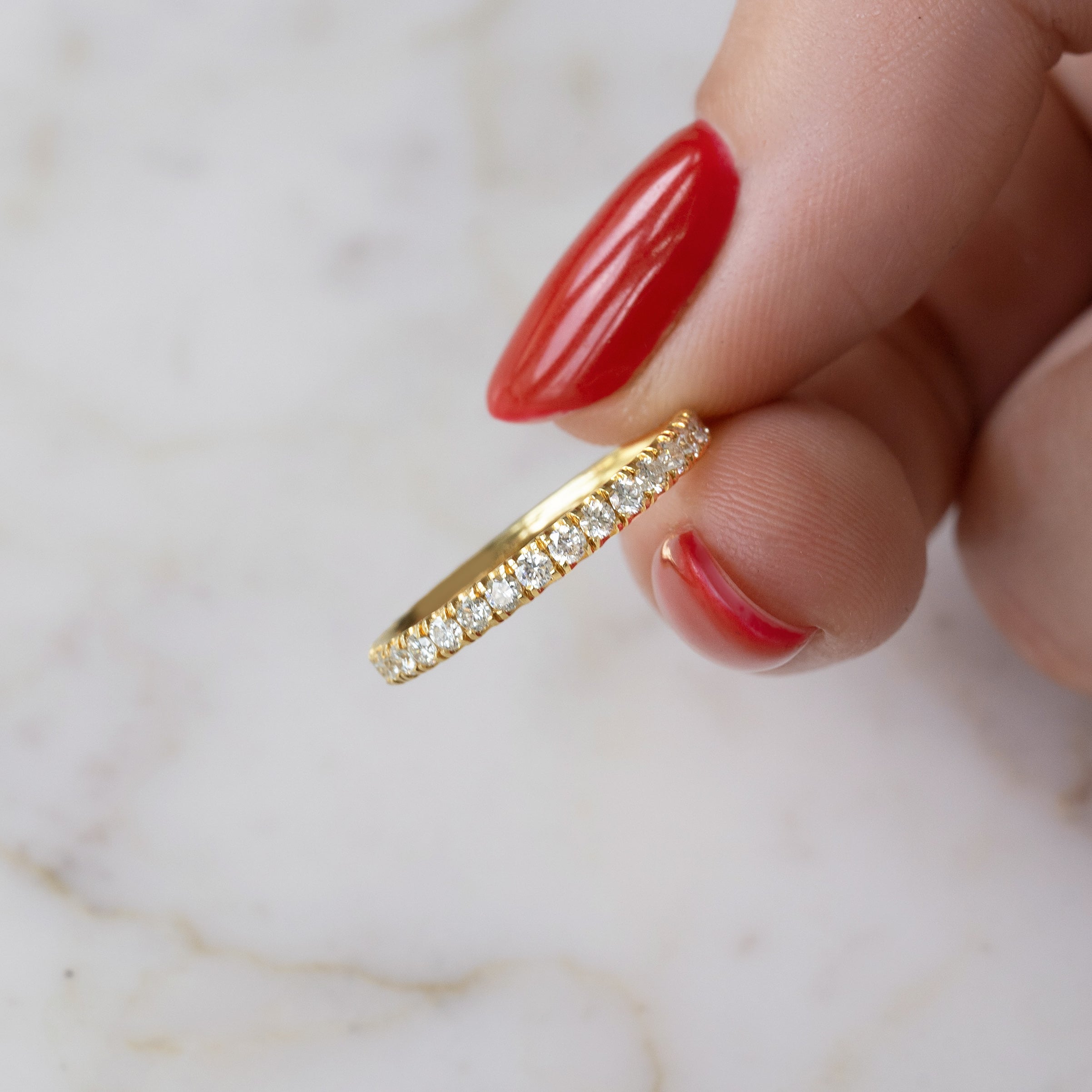 BAGARY ring, light yellow gold, size 55 - LM STUDIO GmbH