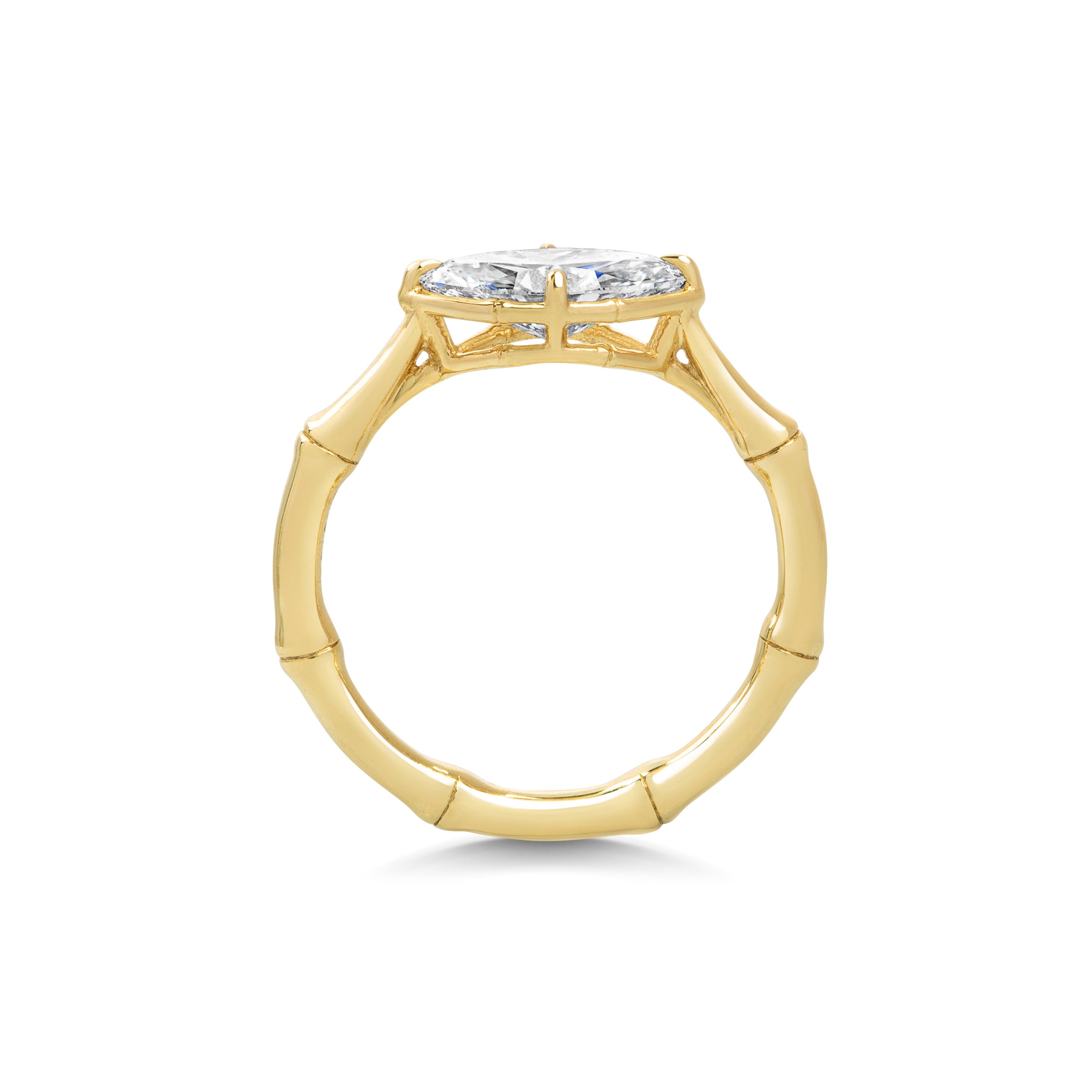 SUGAR CANE MARQUISE RING