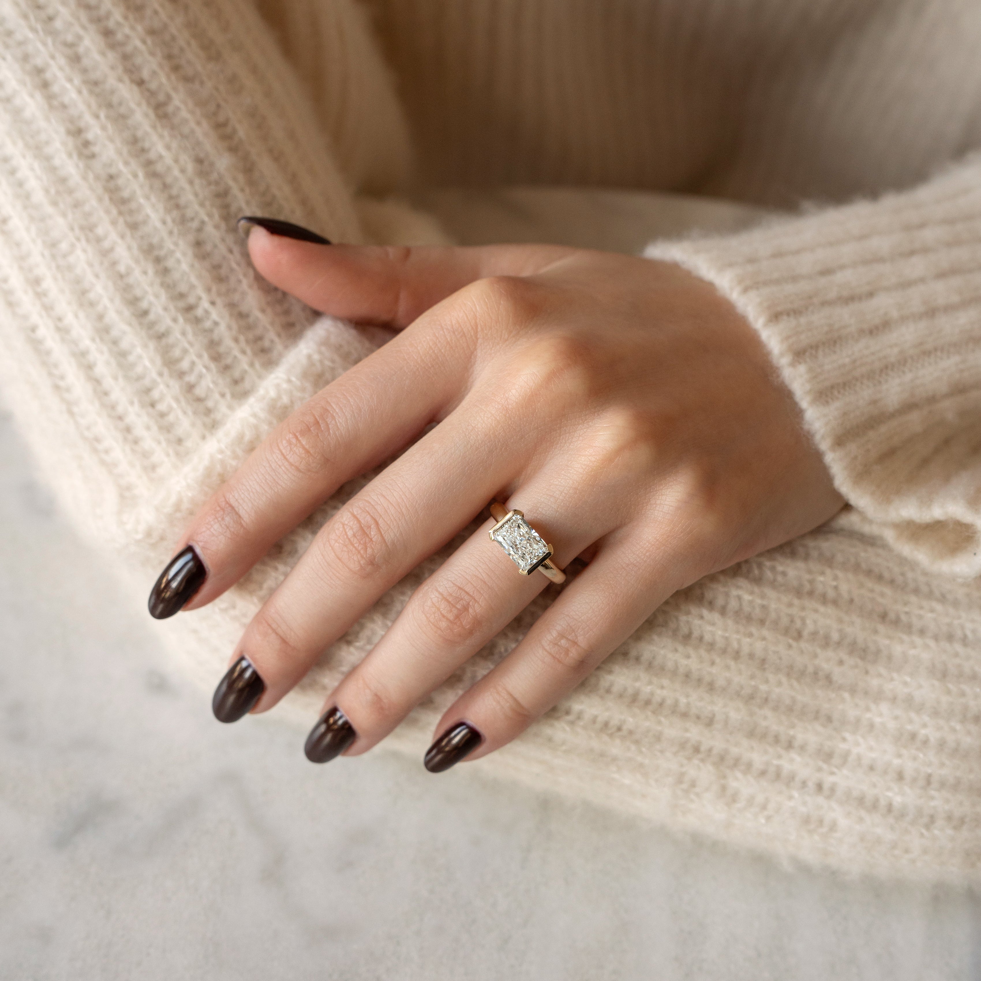 Sample Sale Custom Made Radiant Ring - LM STUDIO GmbH