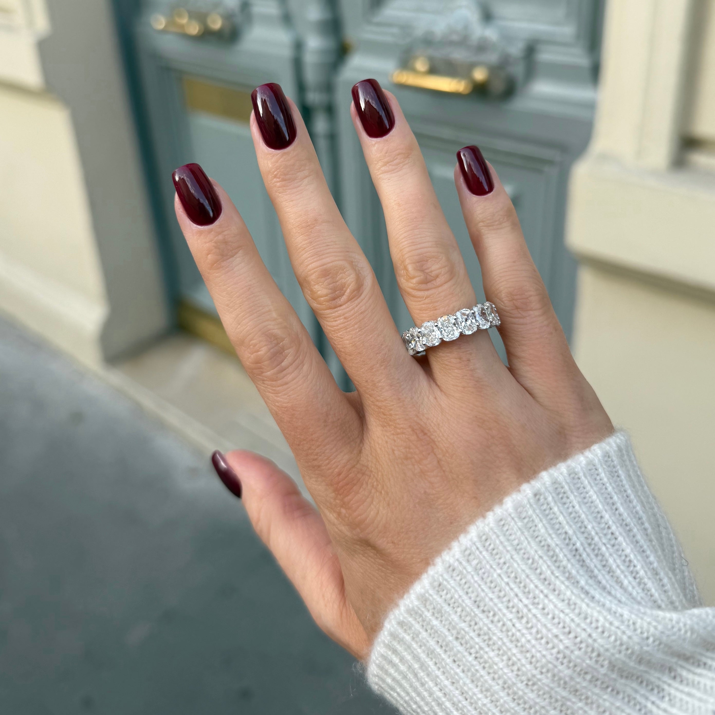 ELONGATED CUSHION ETERNITY RING - LM STUDIO GmbH