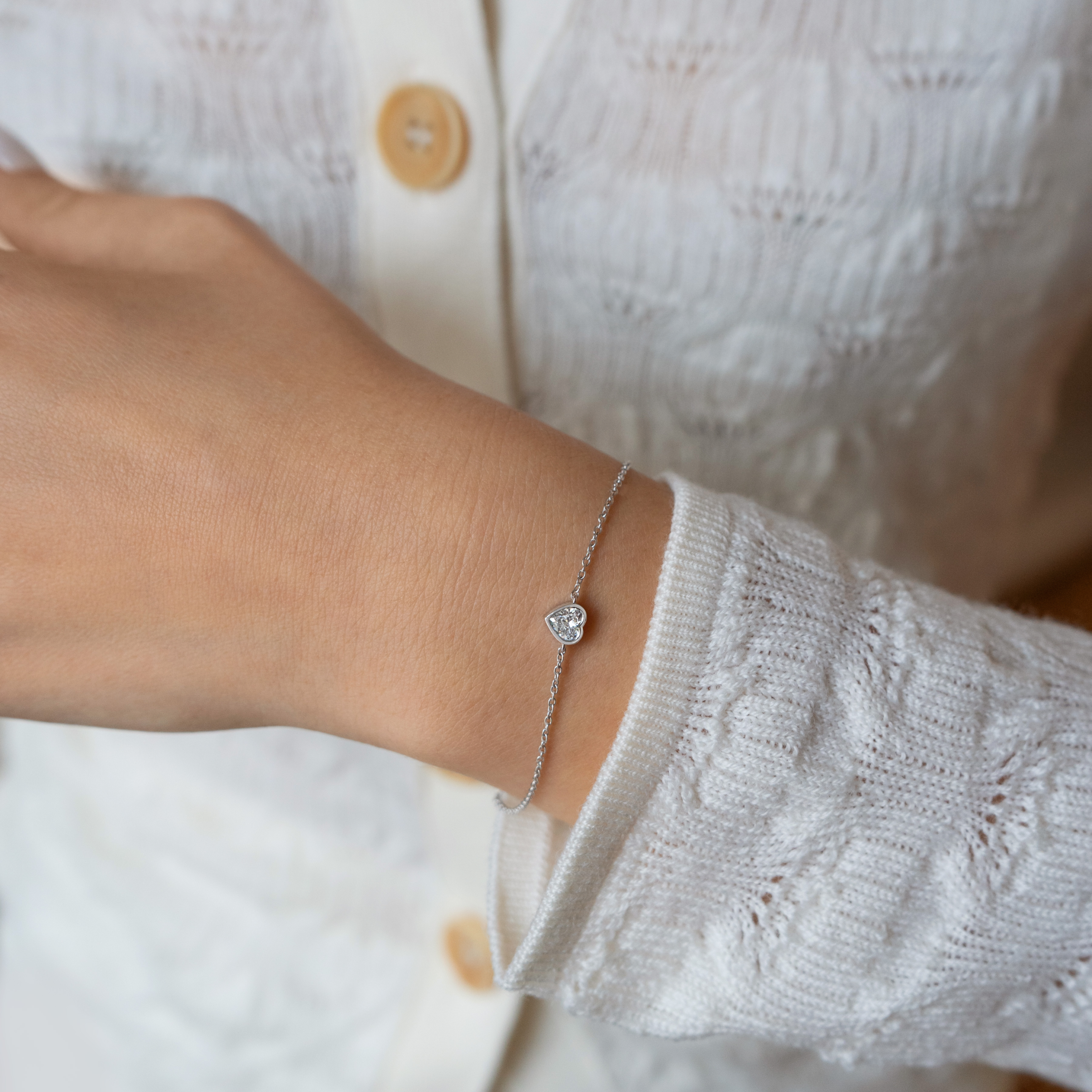 Heart Bezel Bracelet - LM STUDIO GmbH