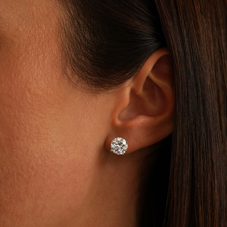 Sample Sale Rounds Studs 2.00 ct