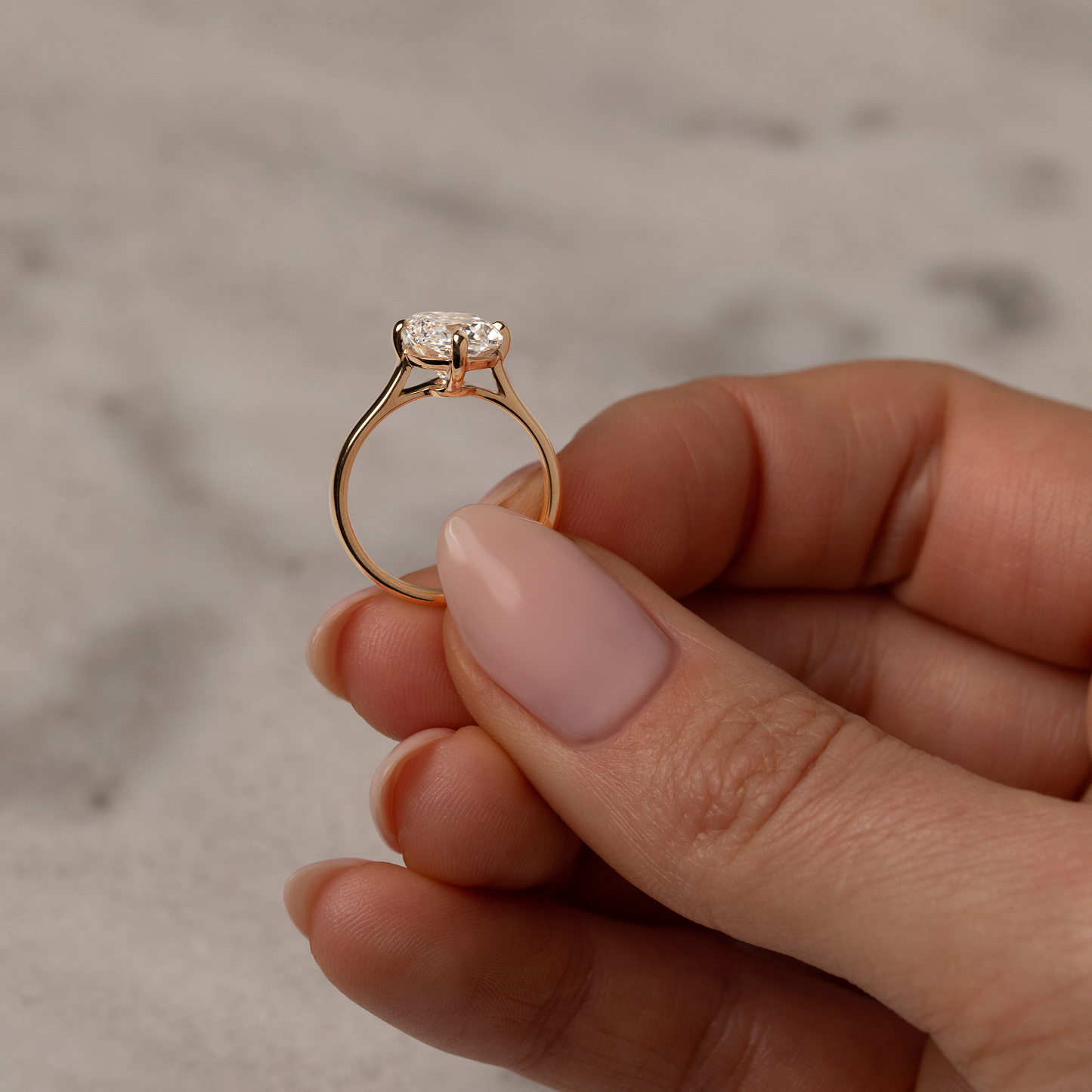 LEAH 2.53 ct, size 50, rose gold - LM STUDIO GmbH