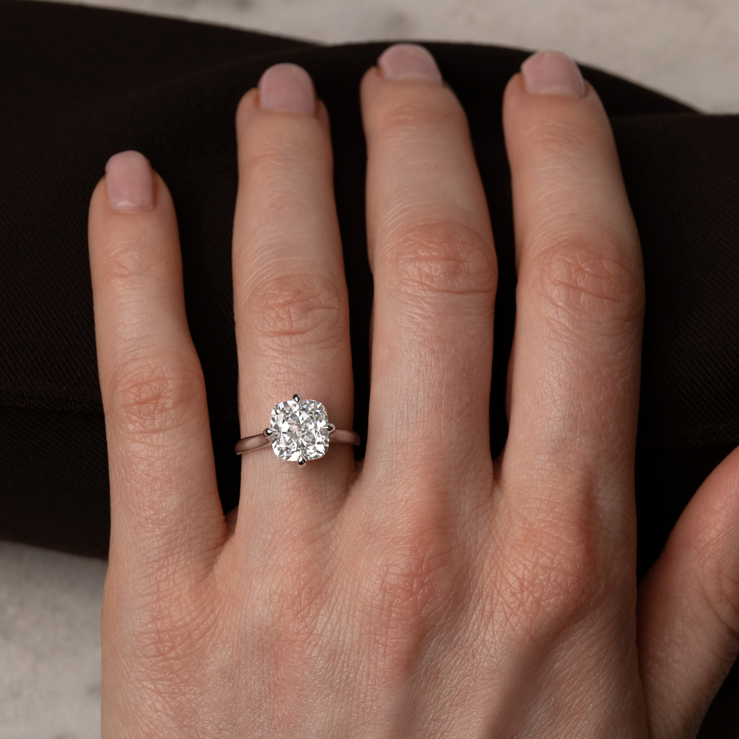 LEAH 3.00 ct, size 51, white gold - LM STUDIO GmbH