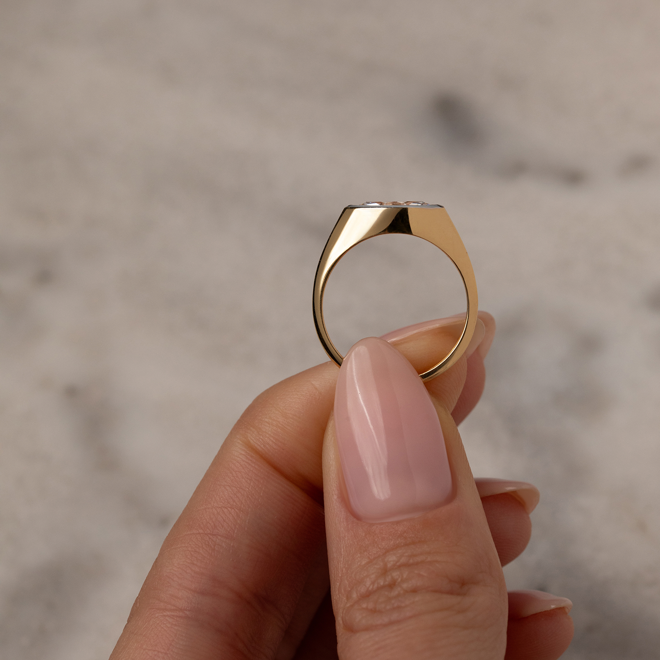 Marquise Ring Bi-Color Size 54 - LM STUDIO GmbH