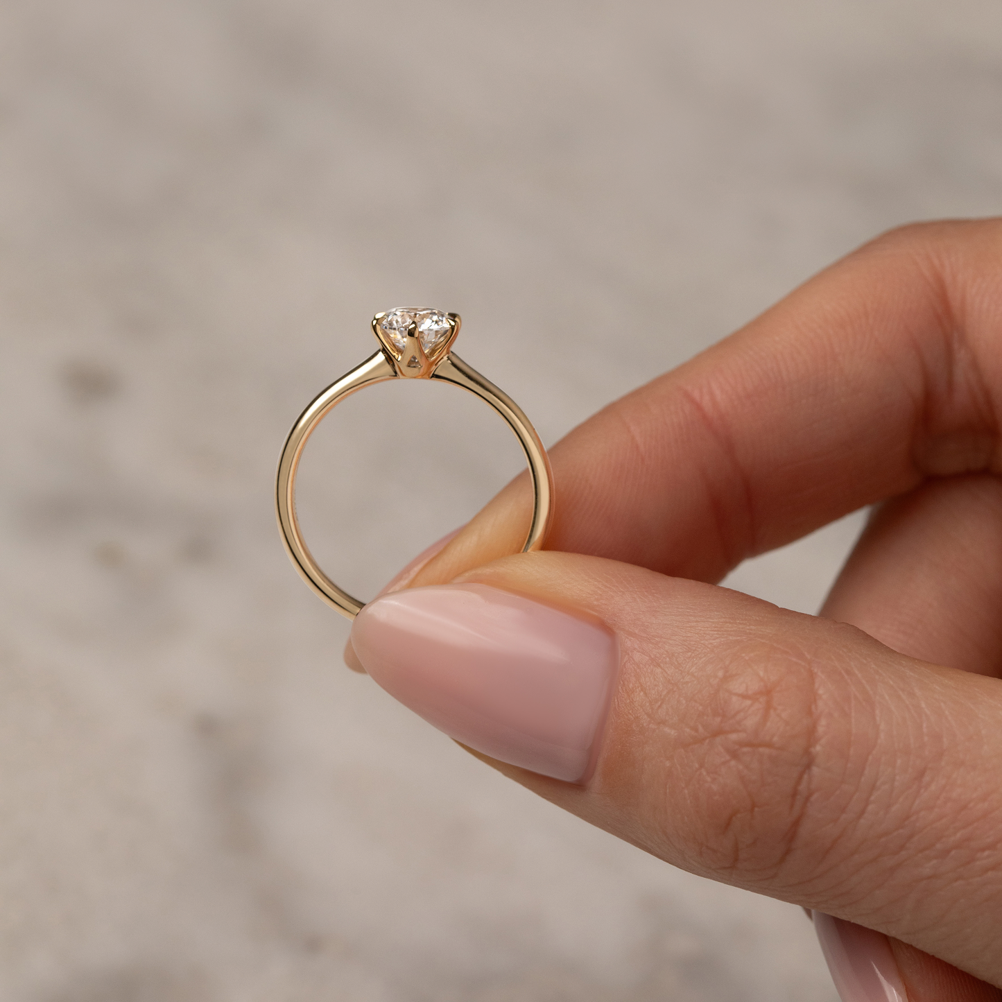 CHLOE 1.00 ct, size 57, yellow gold - LM STUDIO GmbH