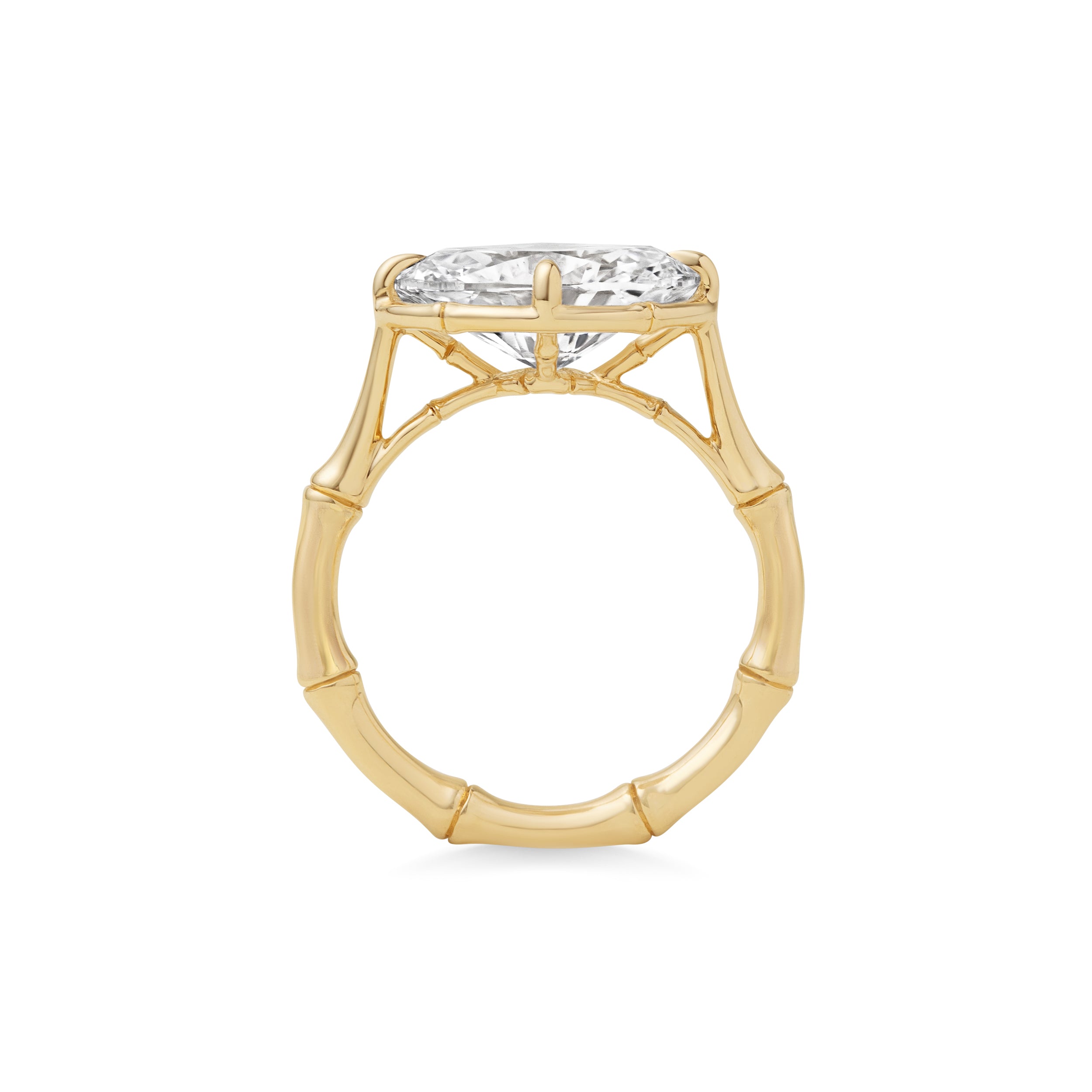 SUGAR CANE OVAL SIDEWAYS RING - LM STUDIO GmbH