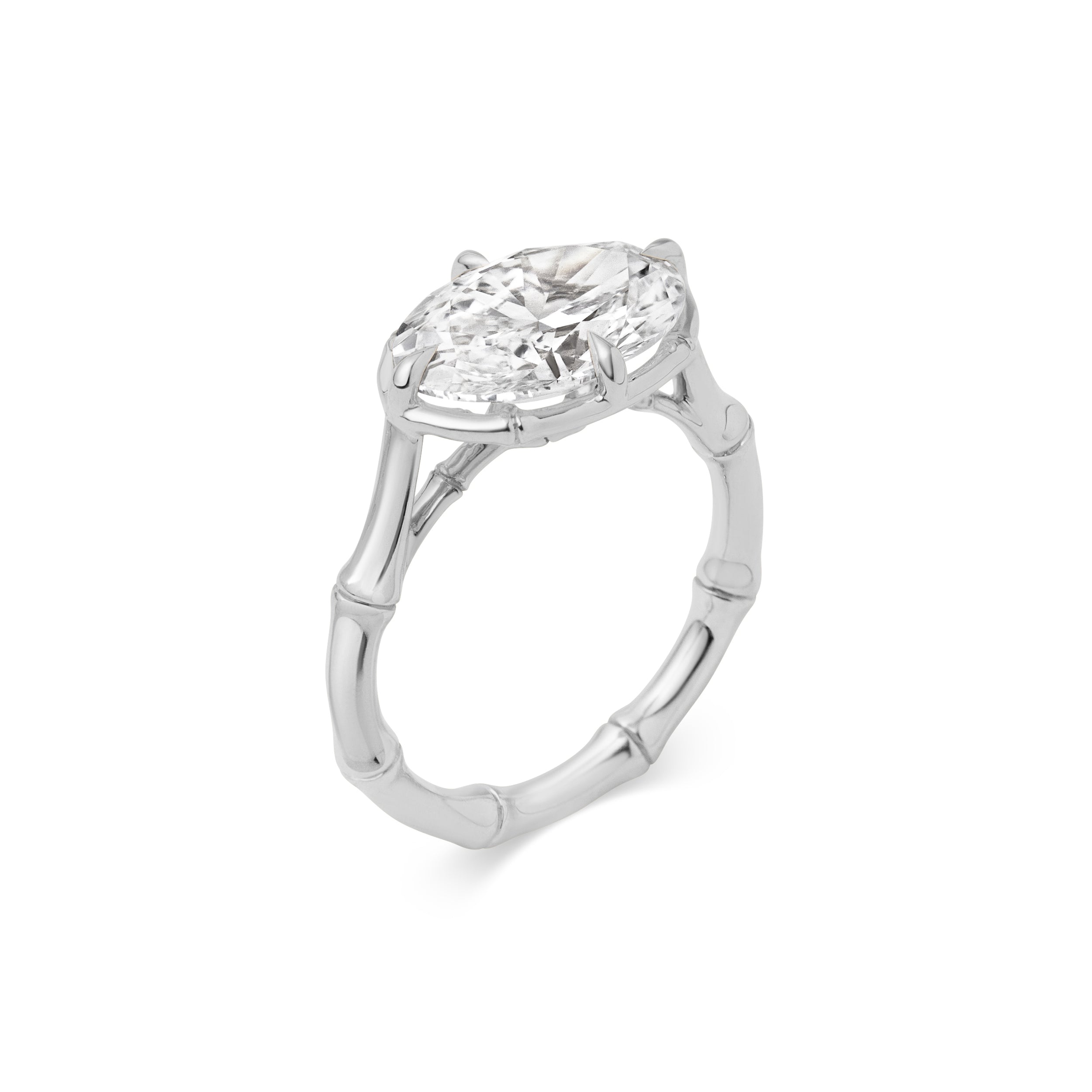 SUGAR CANE OVAL SIDEWAYS RING - LM STUDIO GmbH