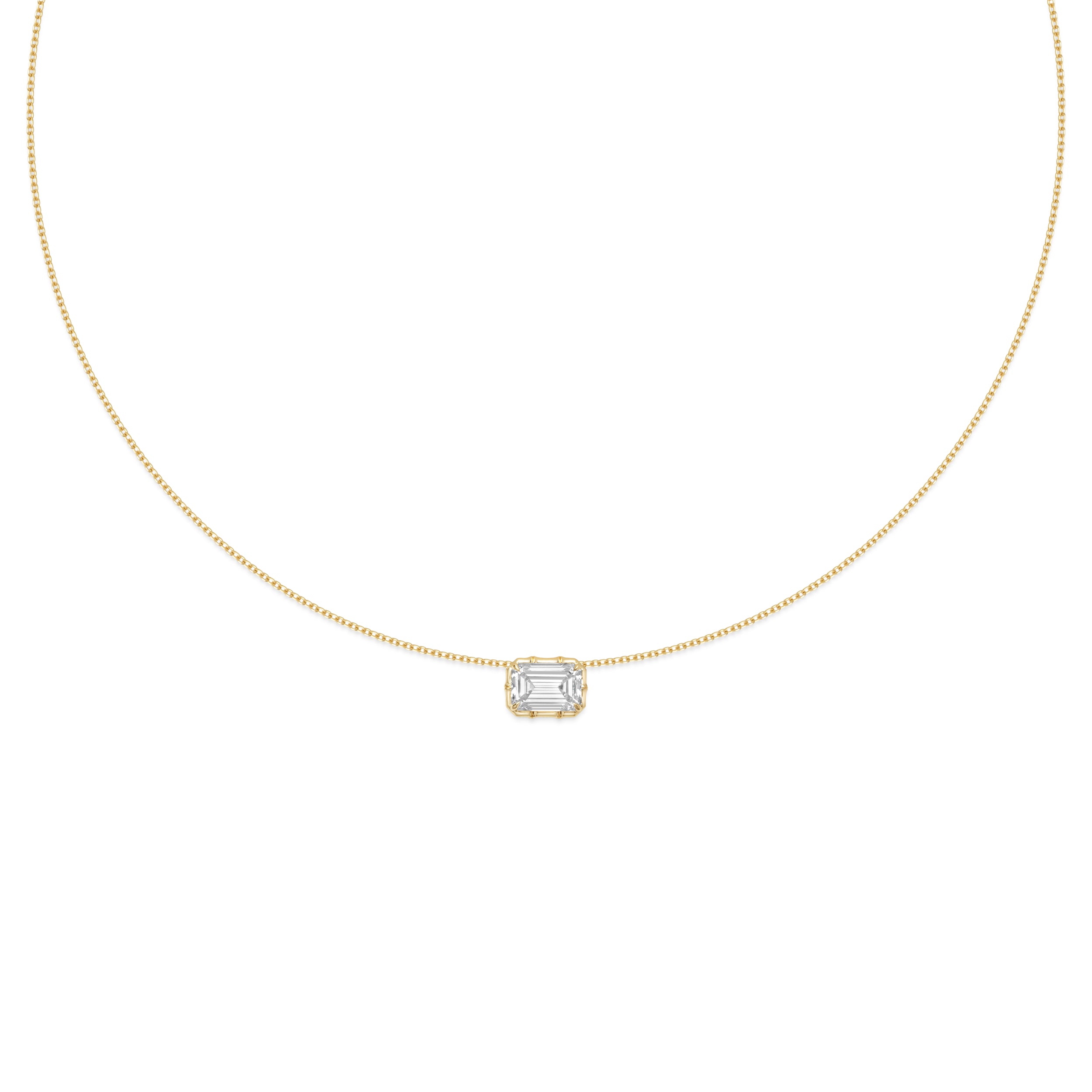 Sugar Cane Emerald Kette