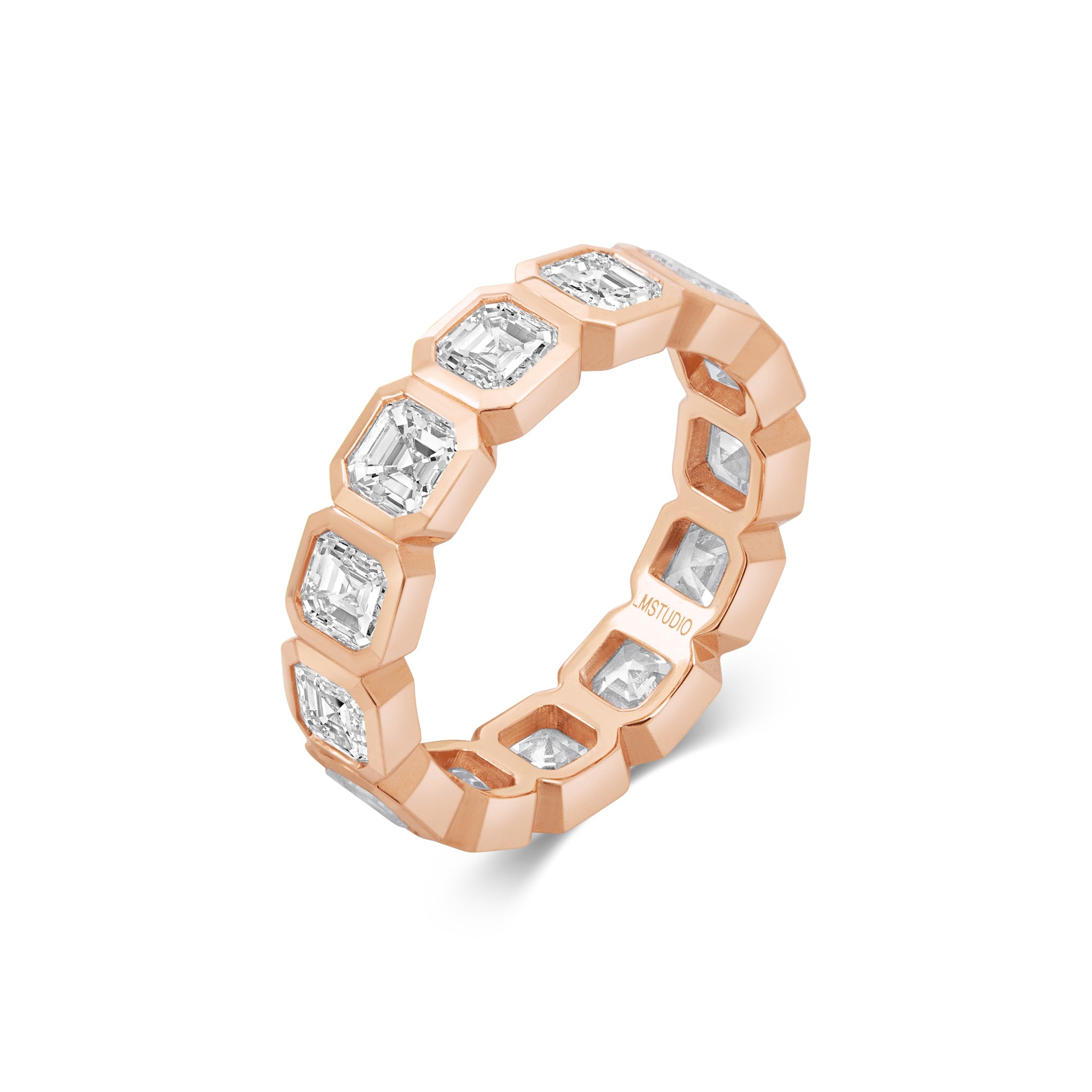 BEZEL ASSCHER ETERNITY