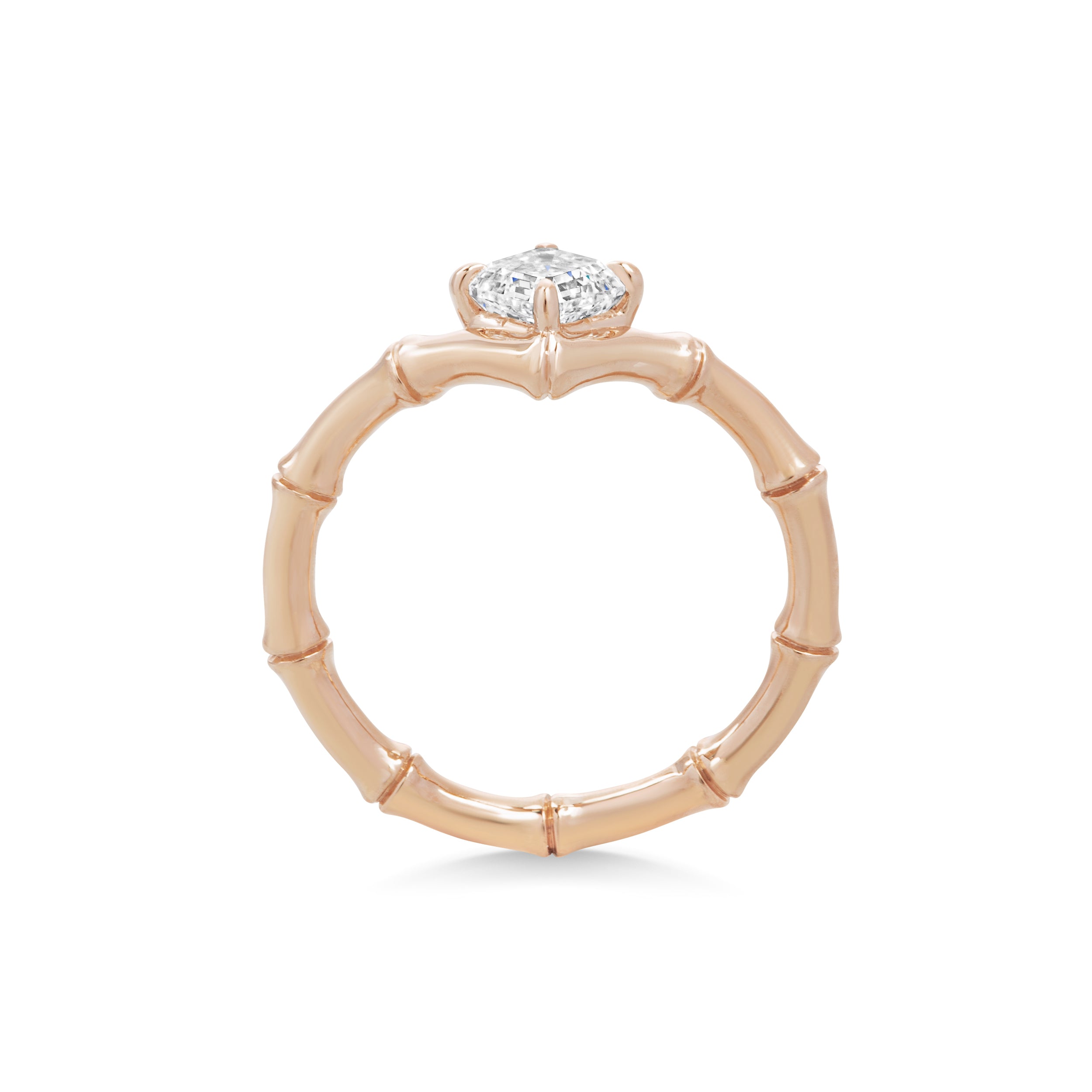 SUGAR CANE ASSCHER PINKY RING - LM STUDIO GmbH