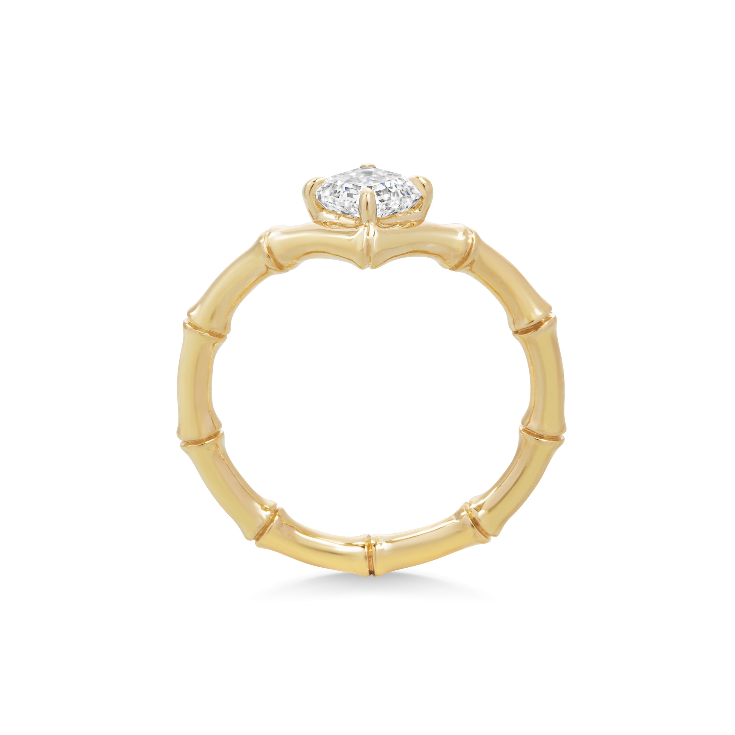 SUGAR CANE ASSCHER PINKY RING - LM STUDIO GmbH