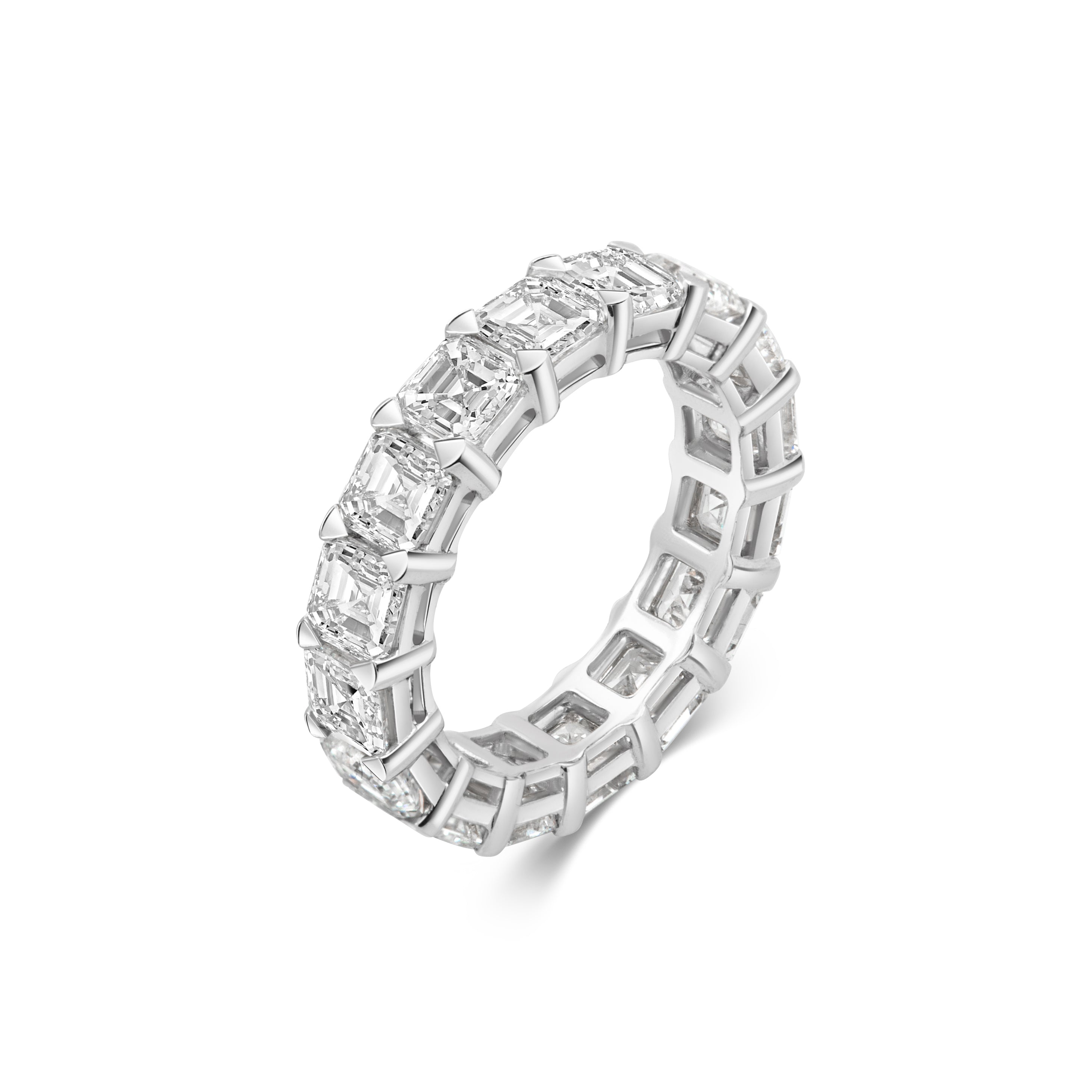 ASSCHER ETERNITY RING