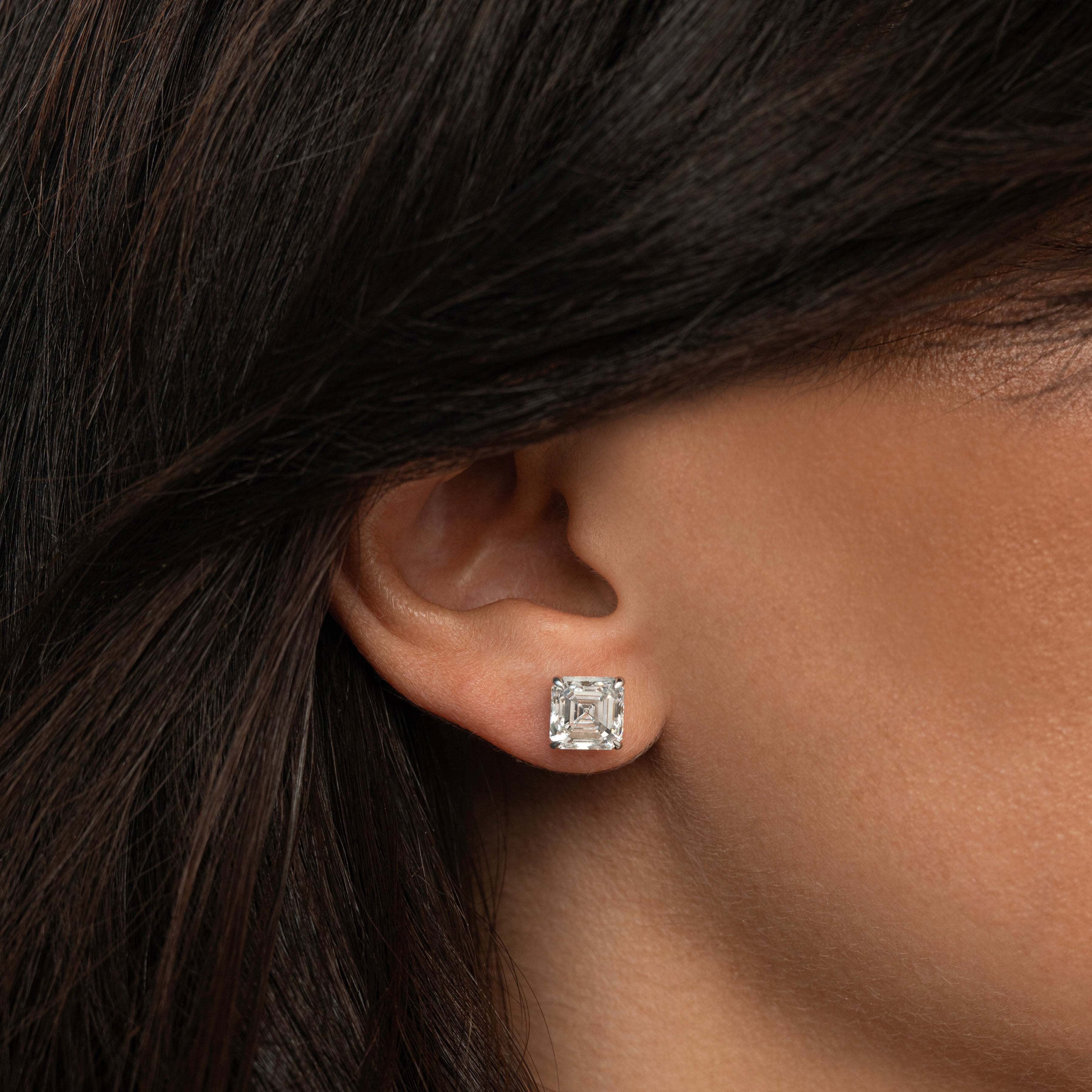 ASSCHER studs