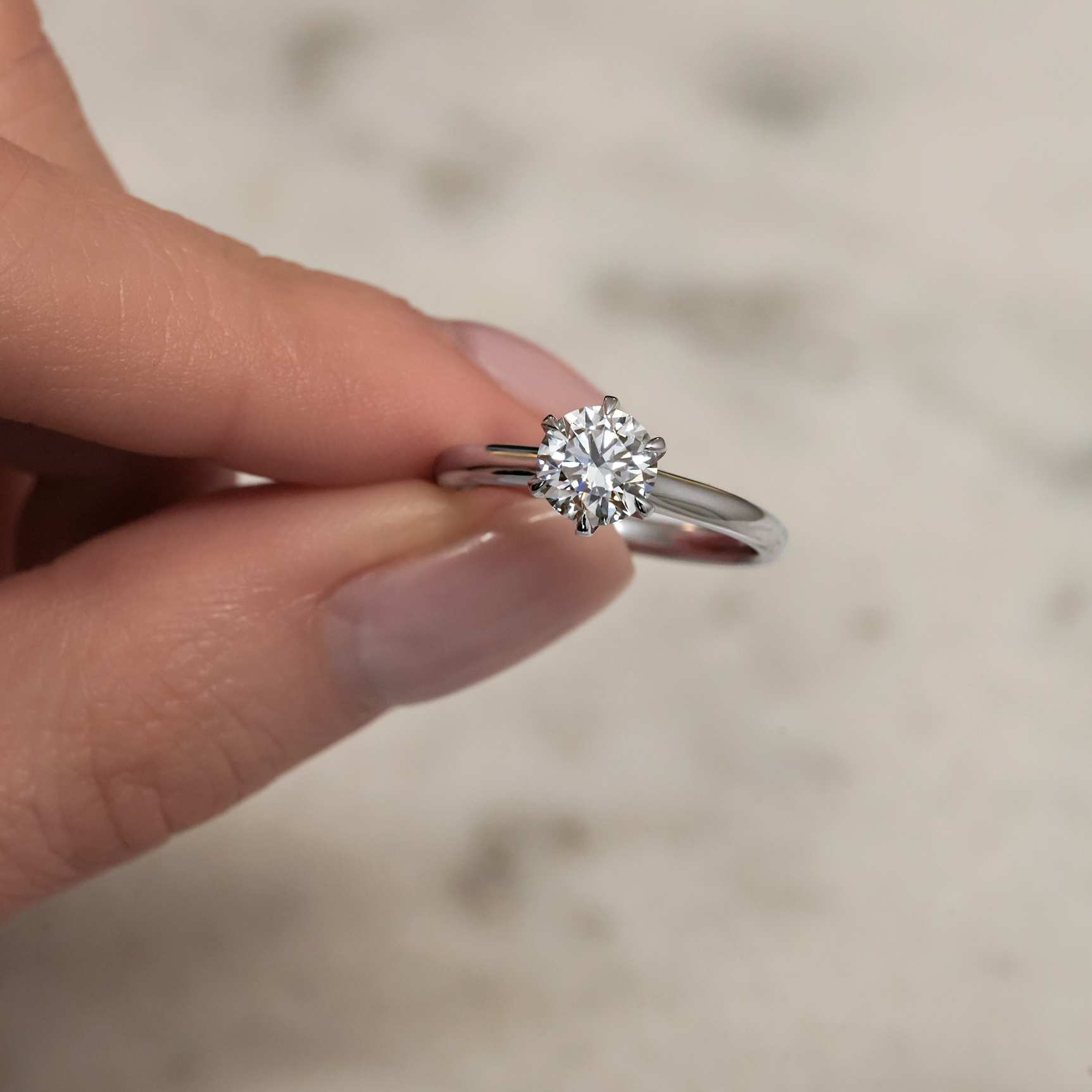CHLOE 1.03 ct, size 54, white gold - LM STUDIO GmbH
