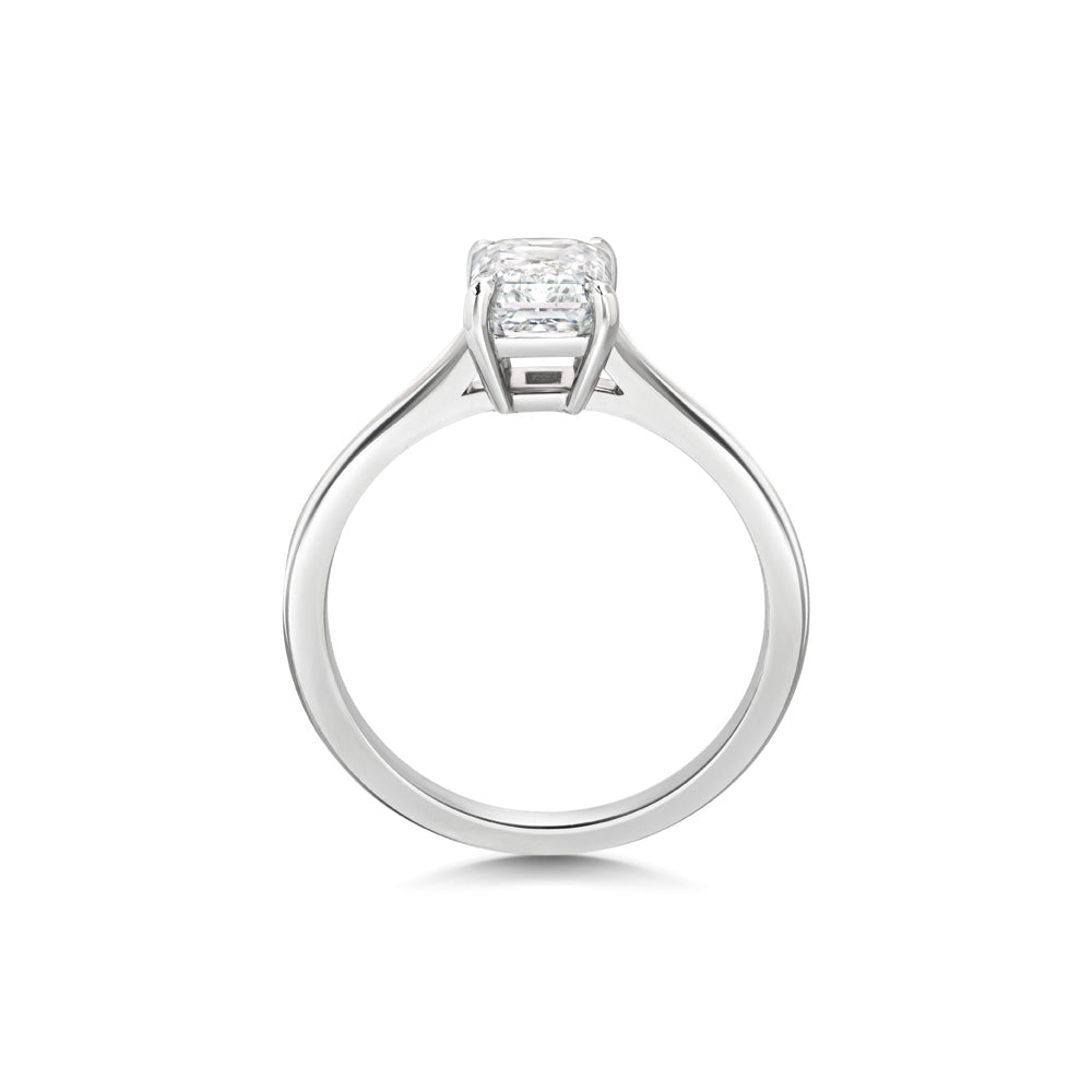 Helen ring, old model, 18 K white gold, 0.71 ct, size 52