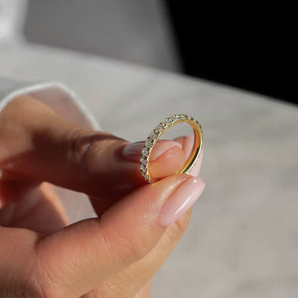 Eternity ring, yellow gold, size 52 - LM STUDIO GmbH