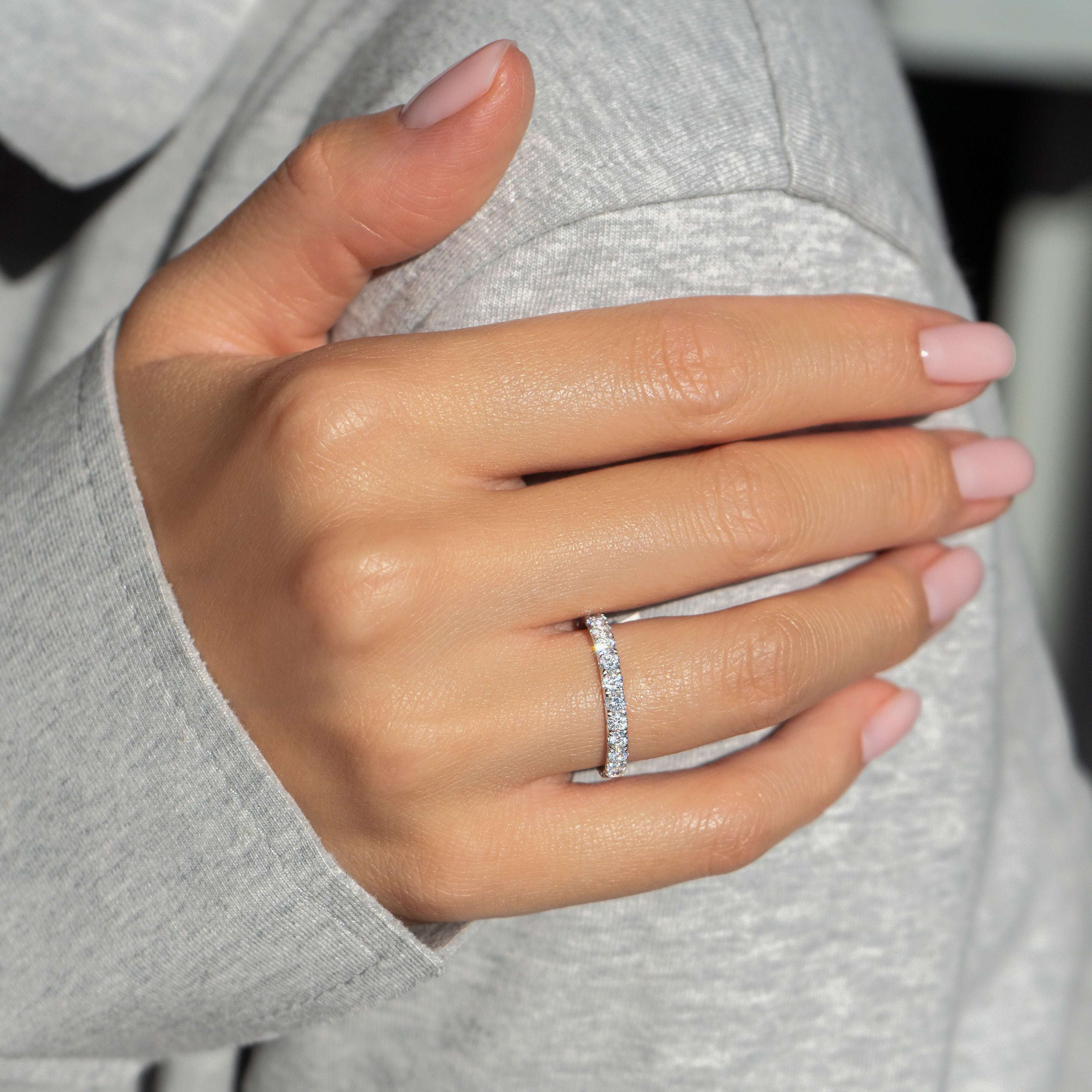 Eternity ring, white gold, size 53 - LM STUDIO GmbH