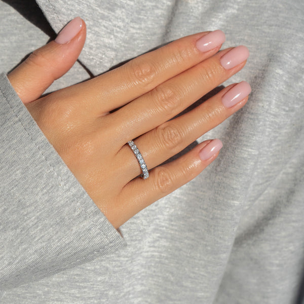 Eternity ring, white gold, size 56 - LM STUDIO GmbH