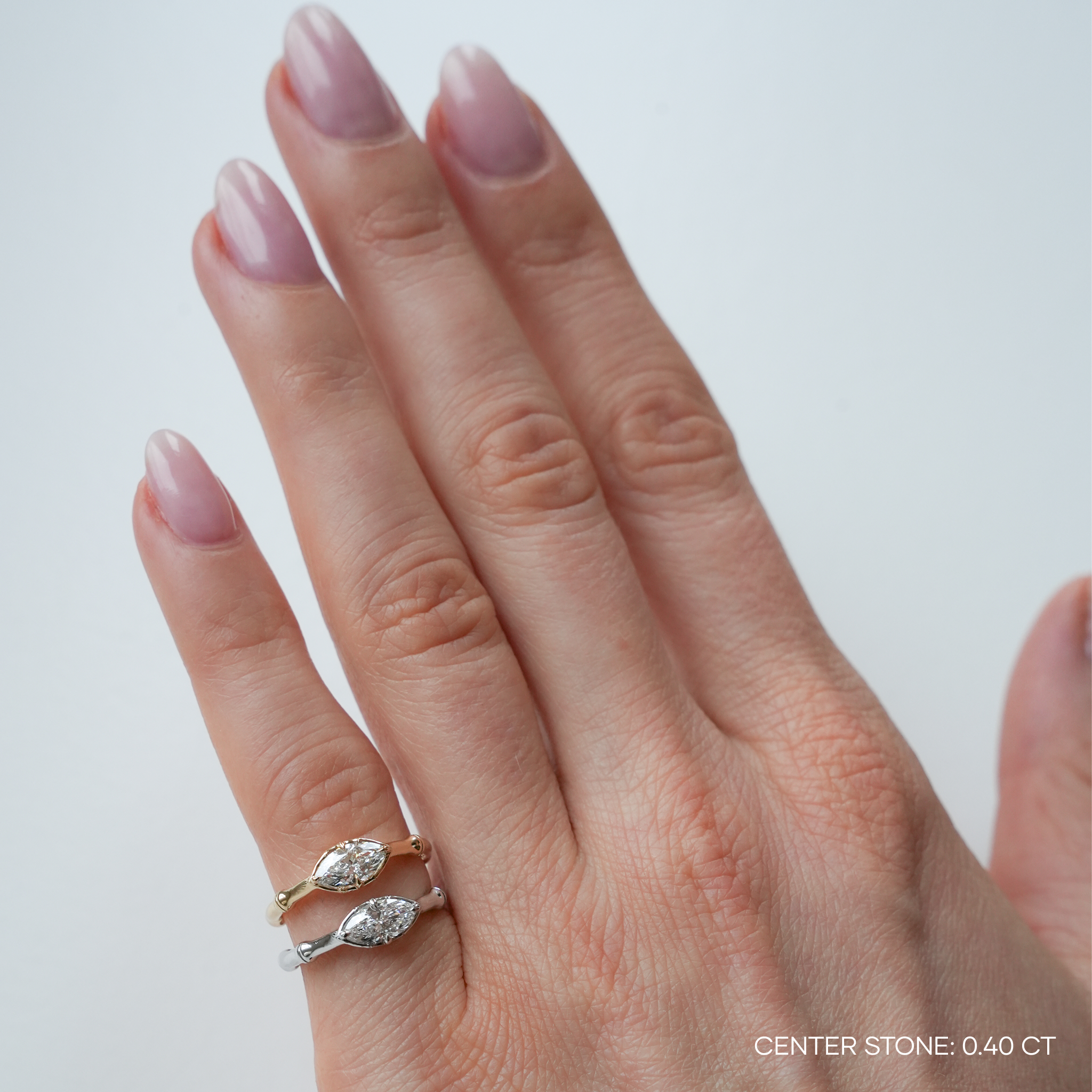 SUGAR CANE MARQUISE RING