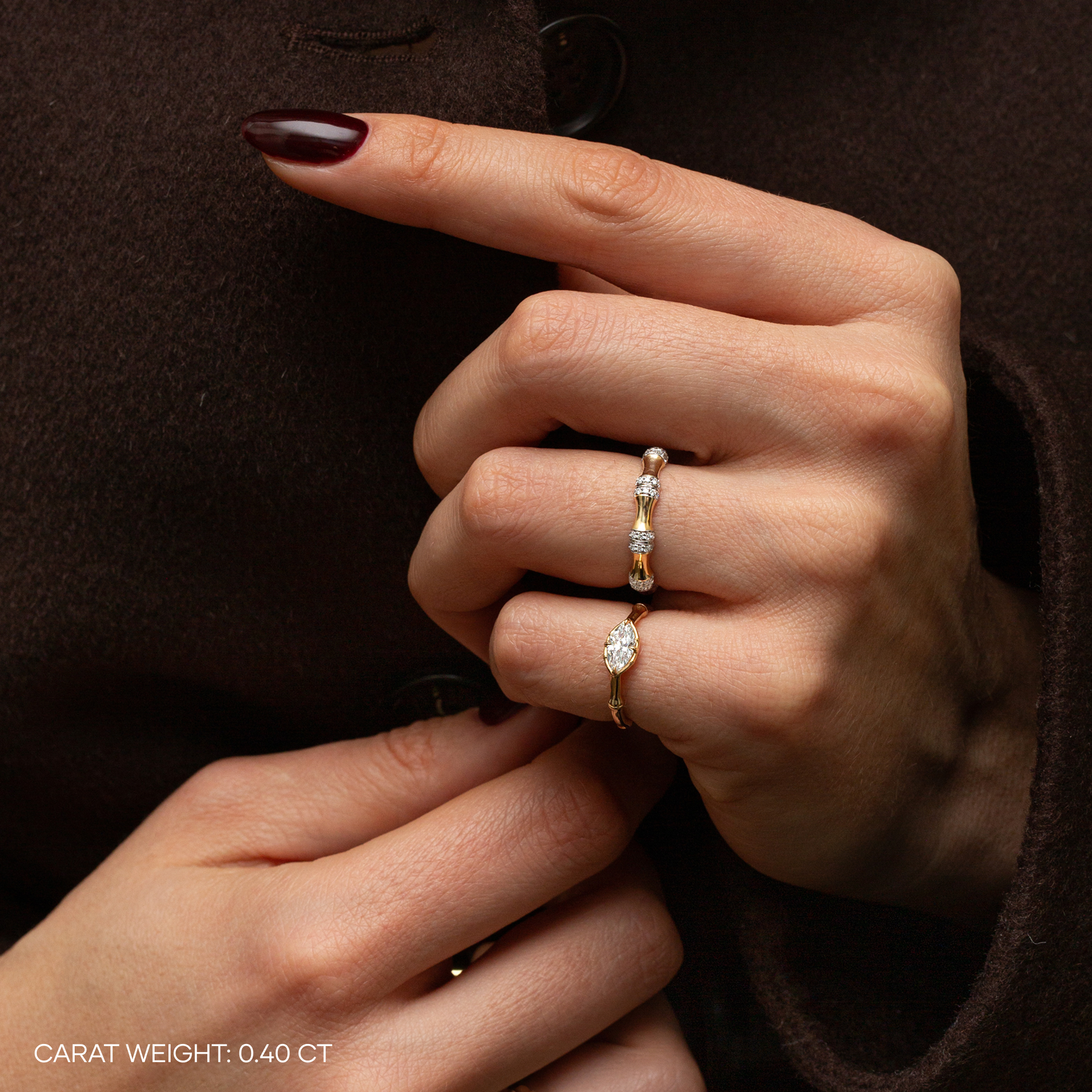 SUGAR CANE MARQUISE RING - LM STUDIO GmbH